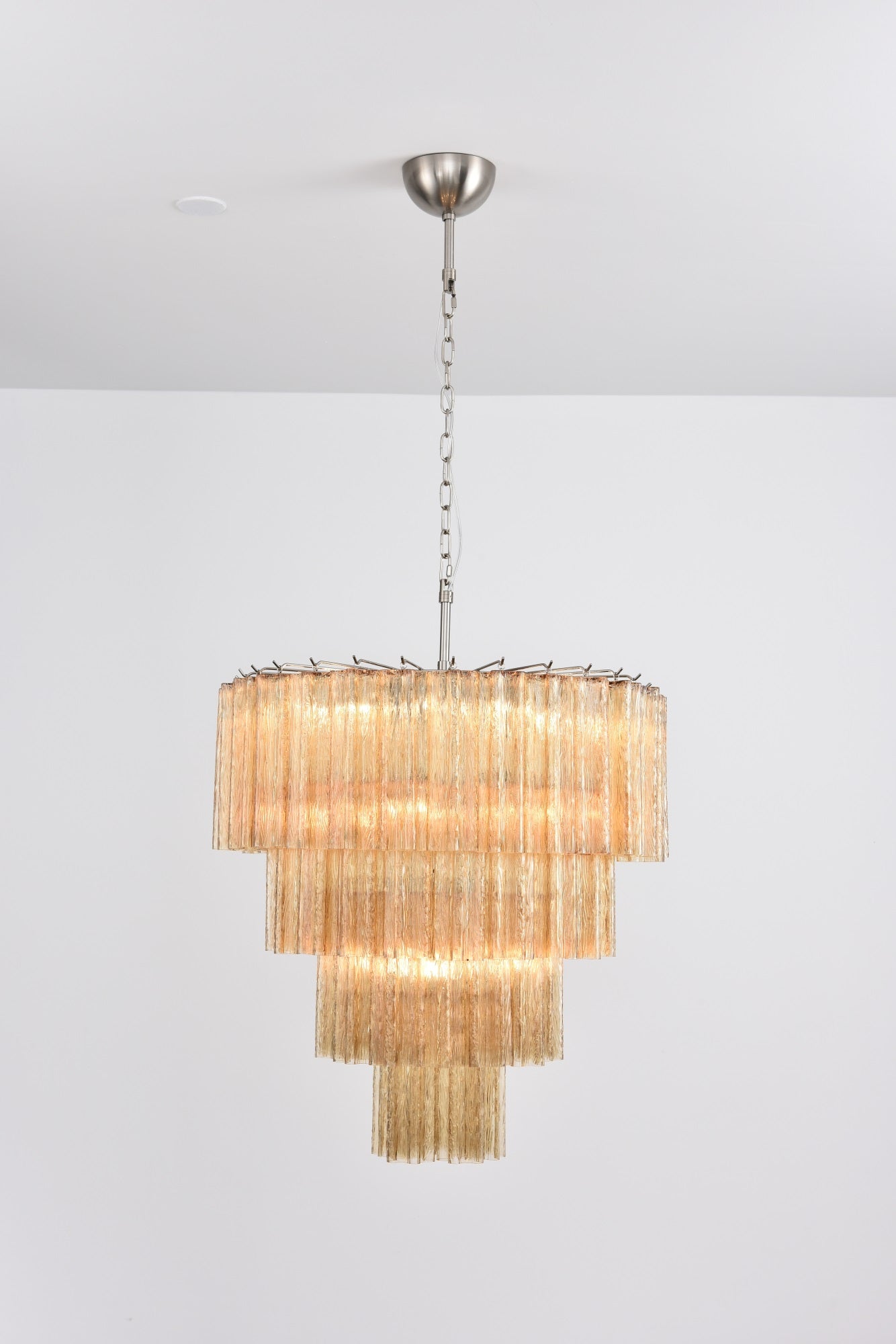 Aurora Chandelier Cascade Layered Glass Elegant Vintage - Neutralighting