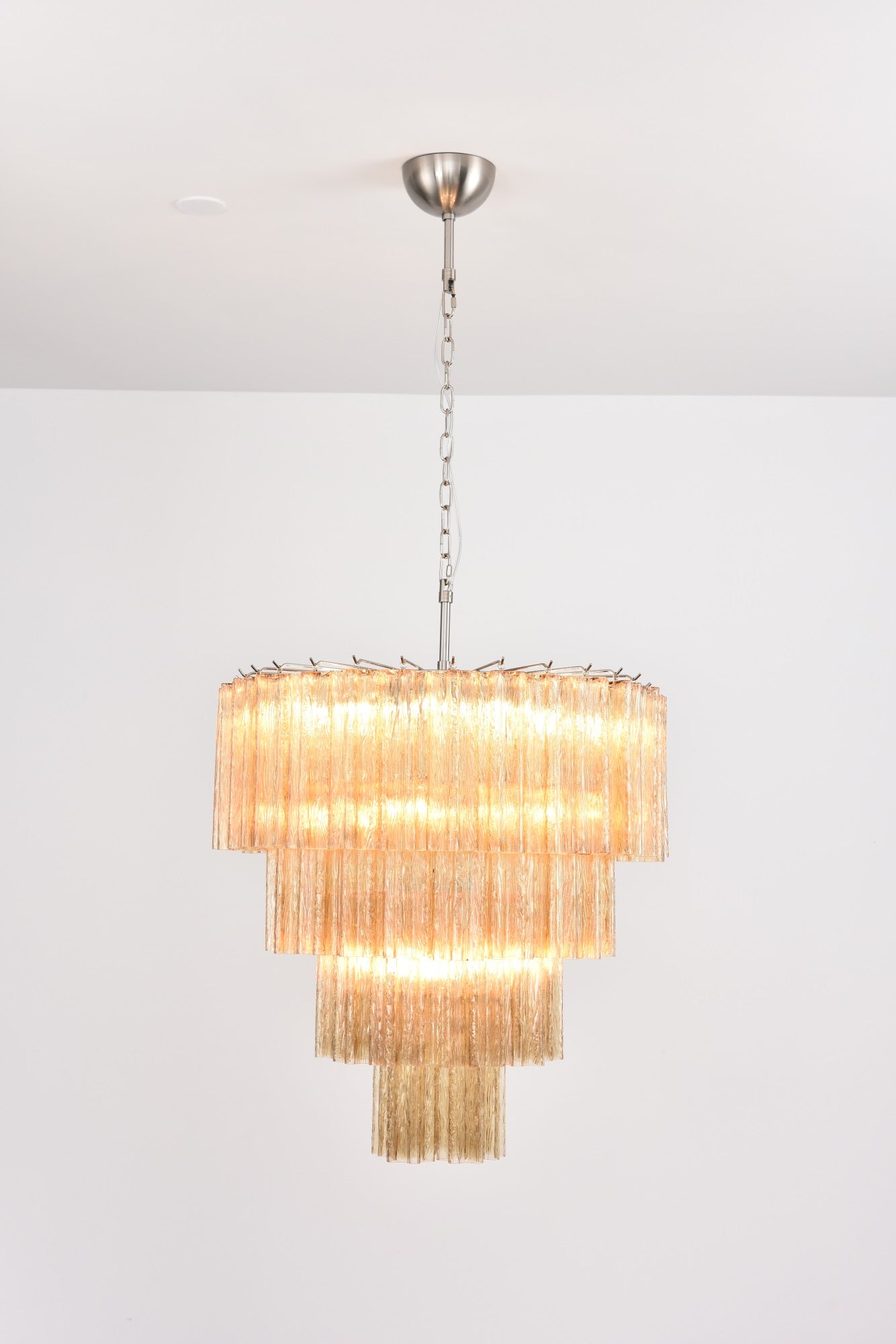 Aurora Chandelier Cascade Layered Glass Elegant Vintage - Neutralighting