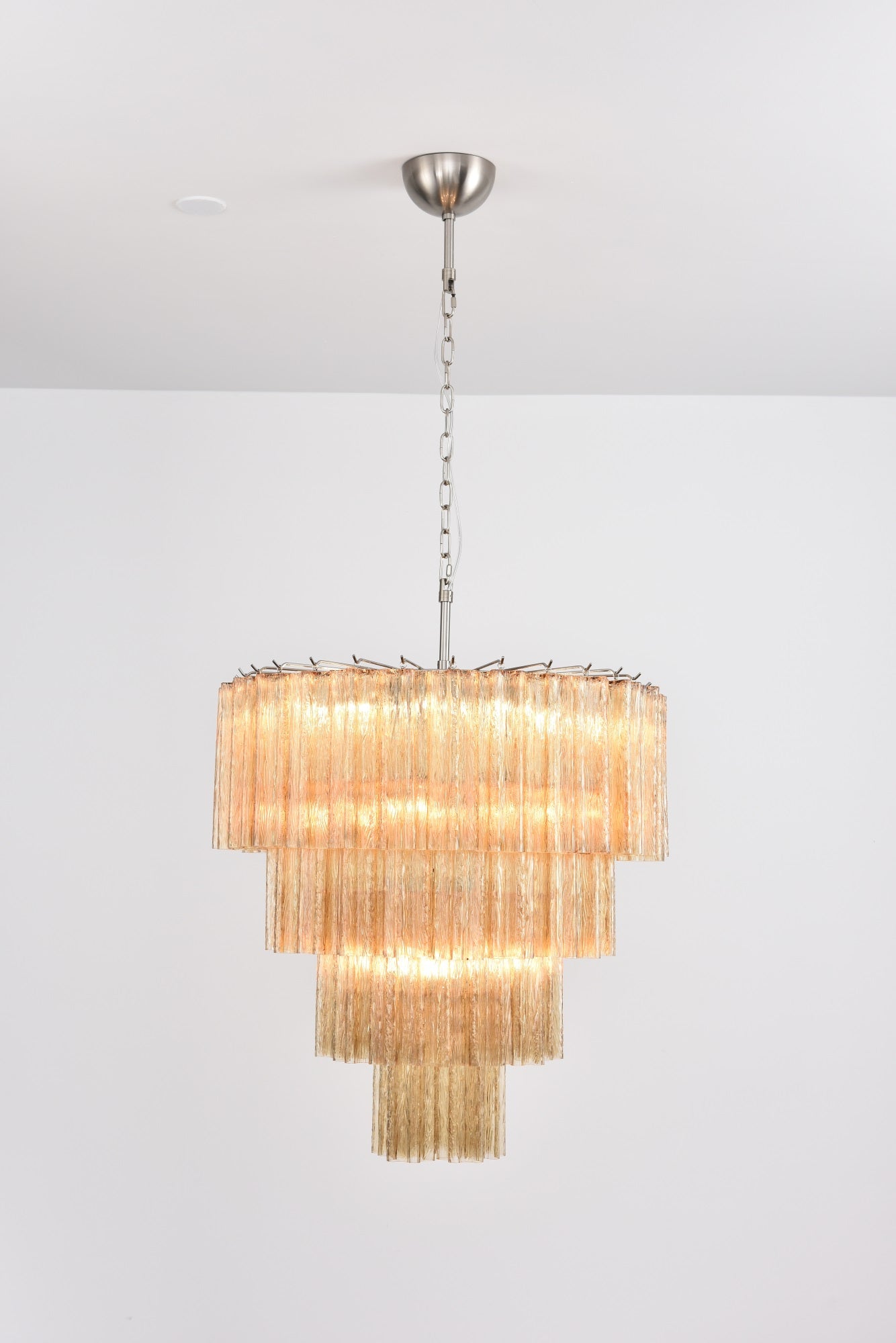 Aurora Chandelier Cascade Layered Glass Elegant Vintage - Neutralighting