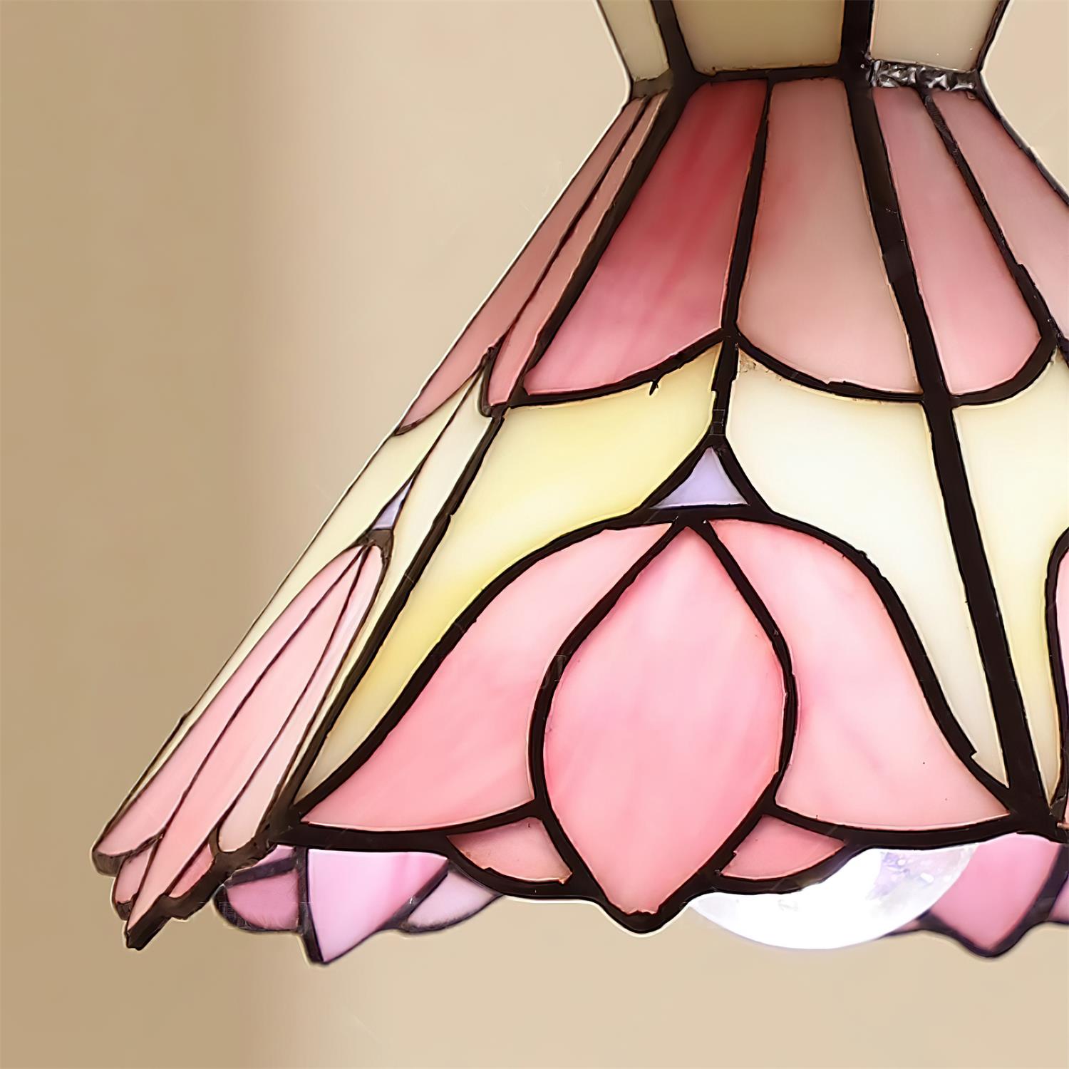 Rose Pendelleuchte Glas