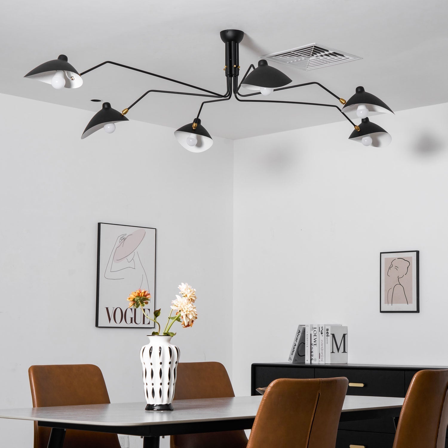 Serge Mouille Ceiling Light A - Blowlighting