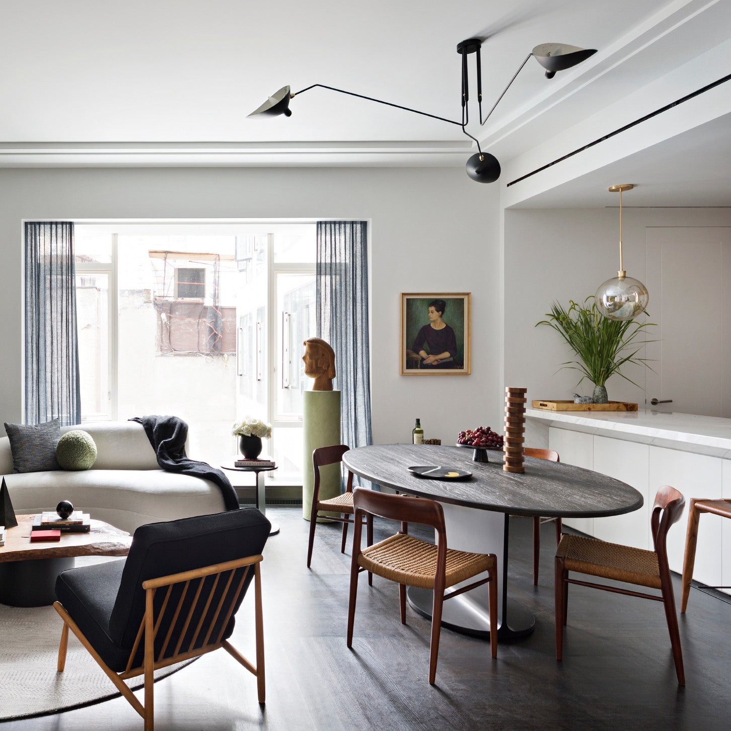 Serge Mouille Ceiling Light A - Blowlighting