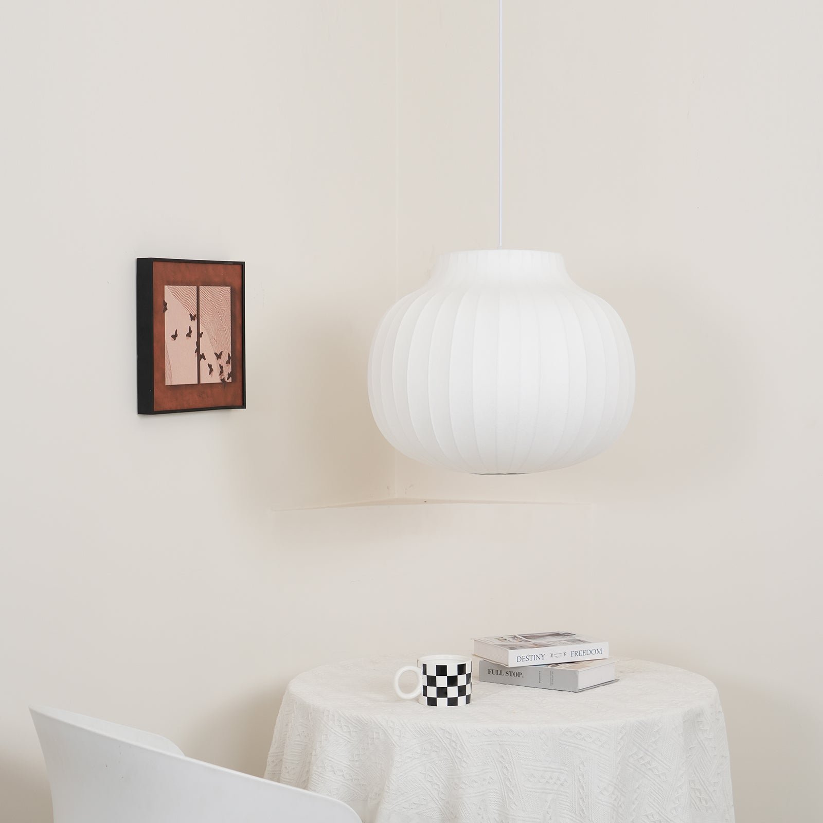 Lumina Seide Gerippt Pendelleuchte-Letslighting