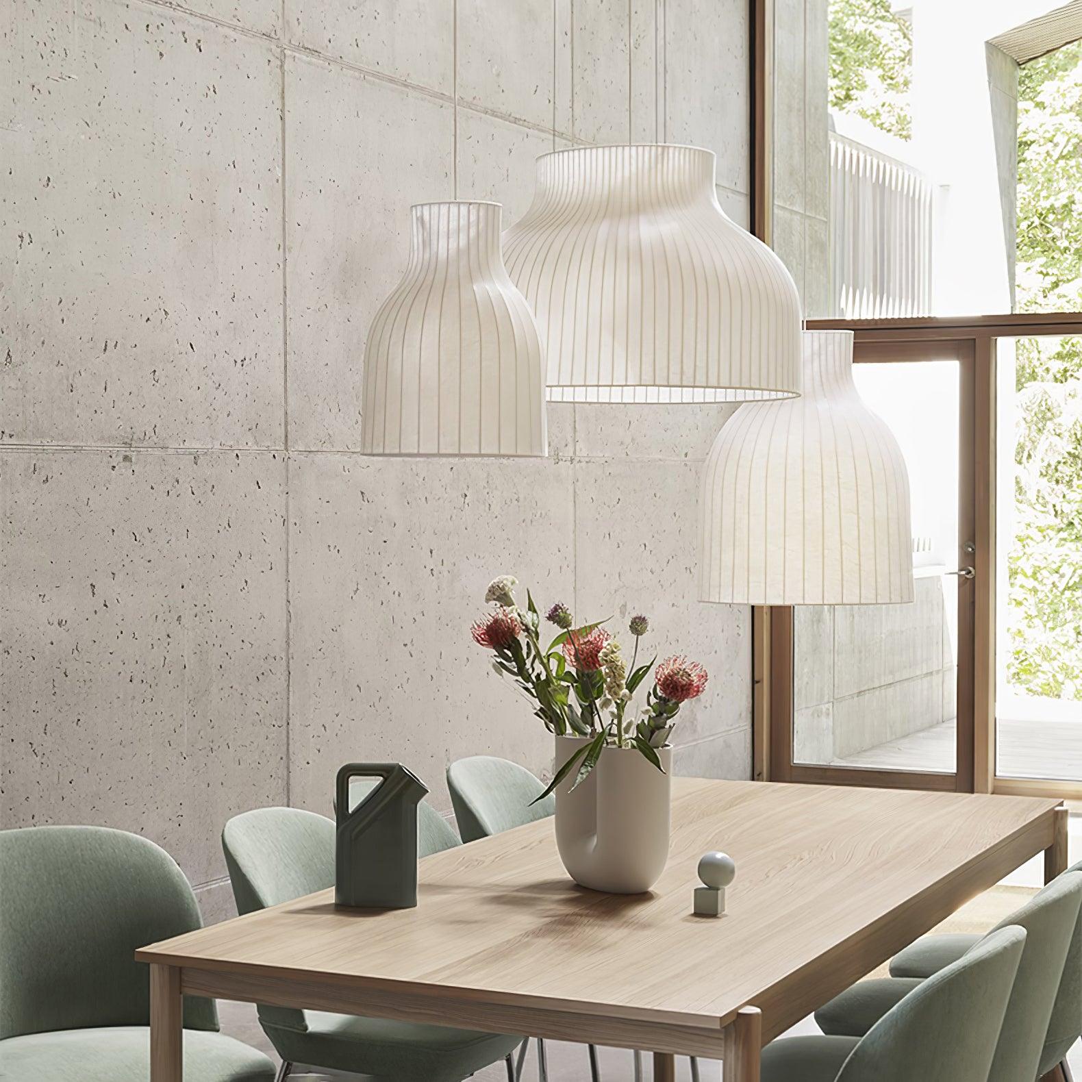 Lumina Seide Gerippt Pendelleuchte-Letslighting