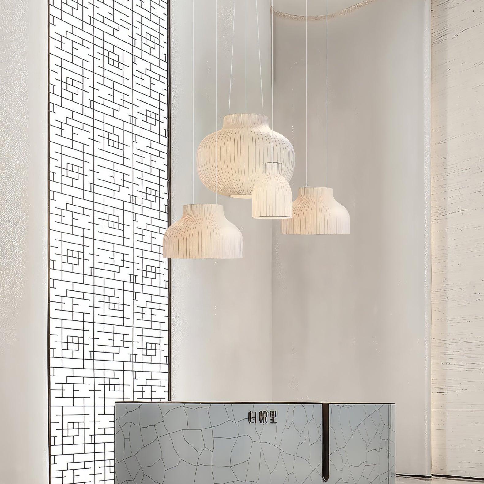 Lumina Seide Gerippt Pendelleuchte-Letslighting