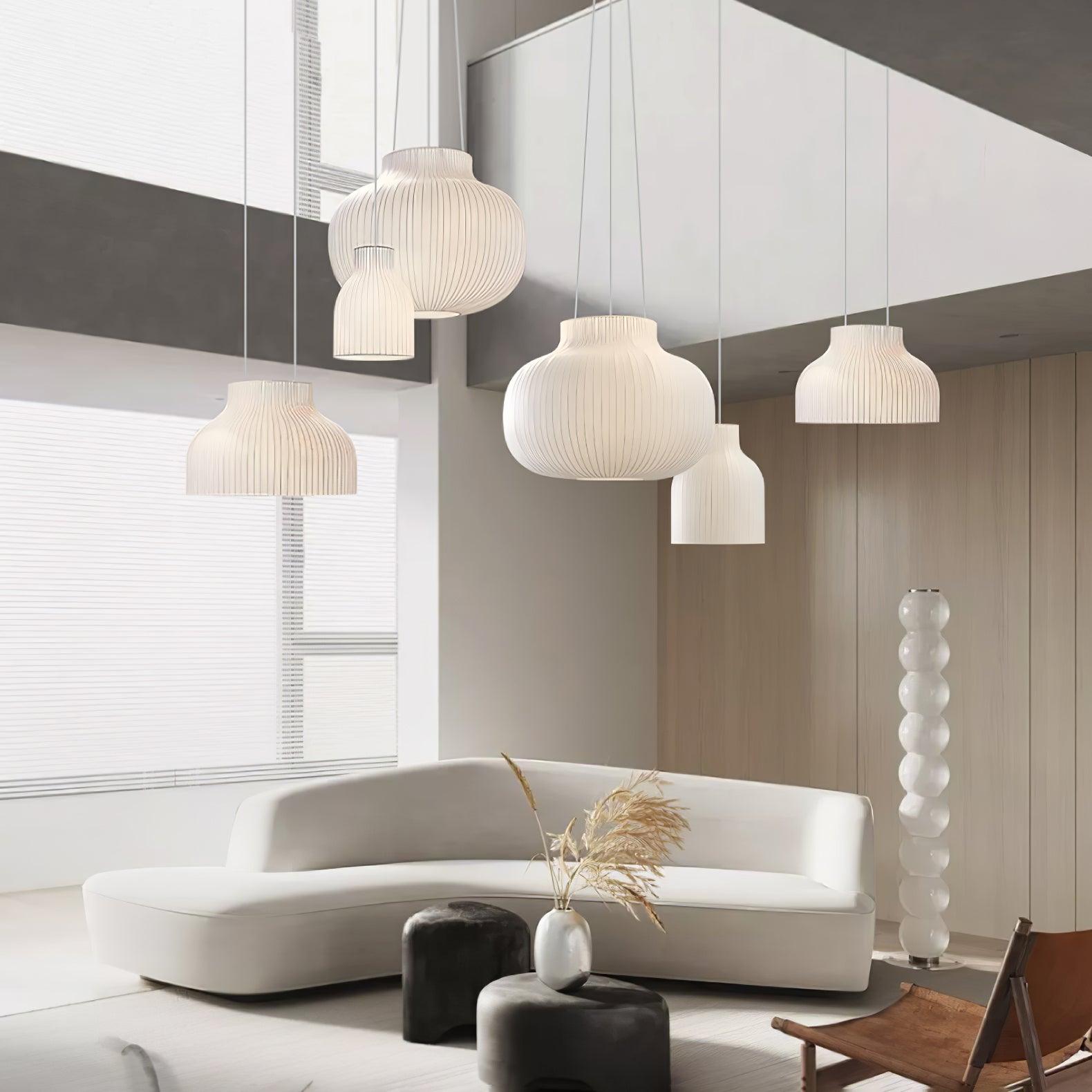 Lumina Seide Gerippt Pendelleuchte-Letslighting