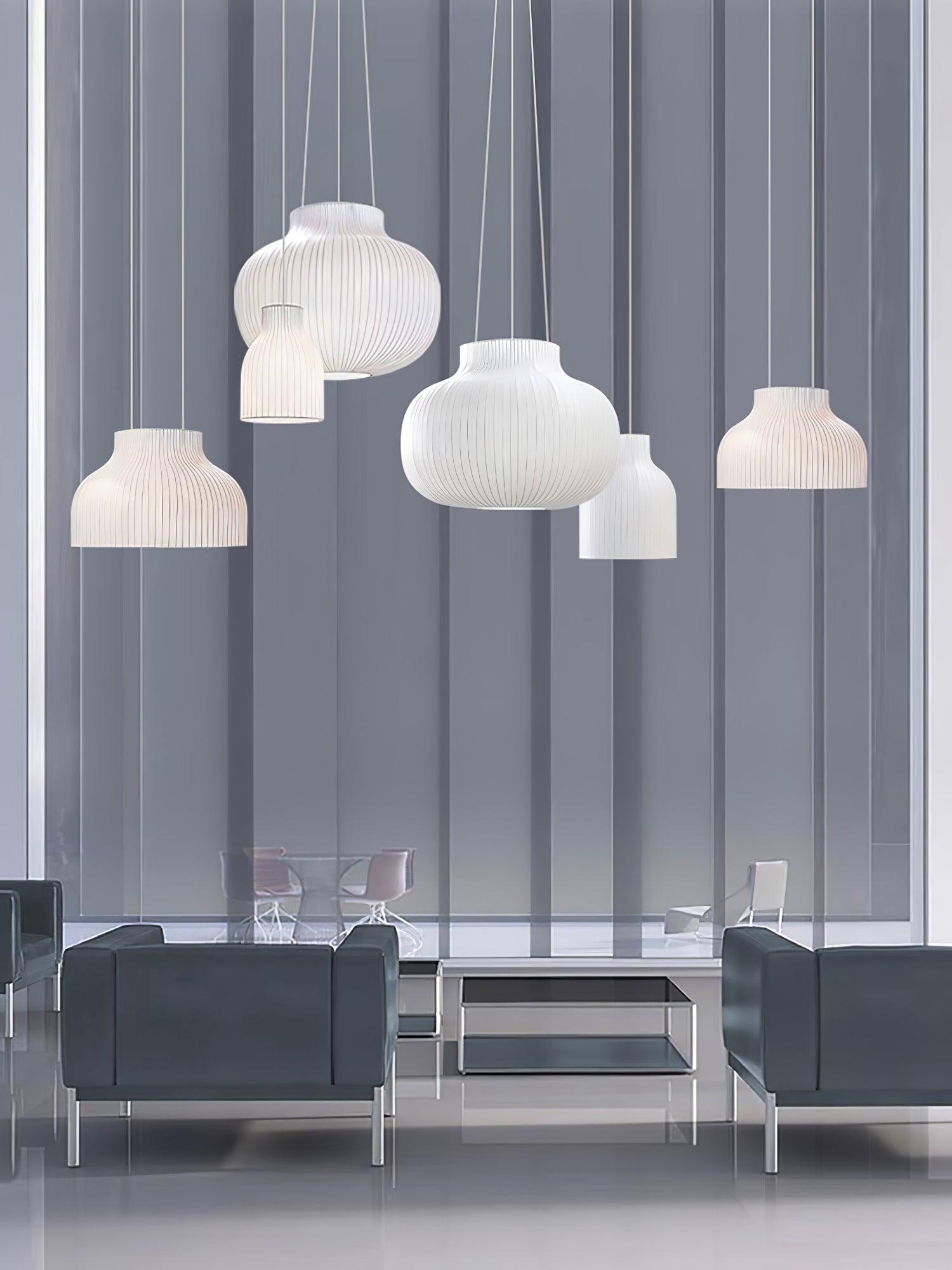 Lumina Seide Gerippt Pendelleuchte-Letslighting
