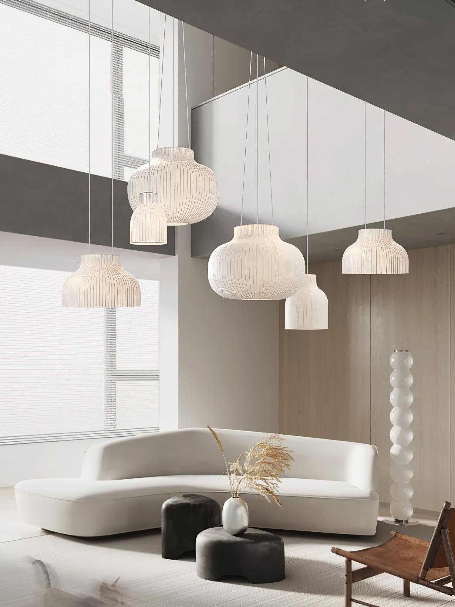 Lumina Seide Gerippt Pendelleuchte-Letslighting