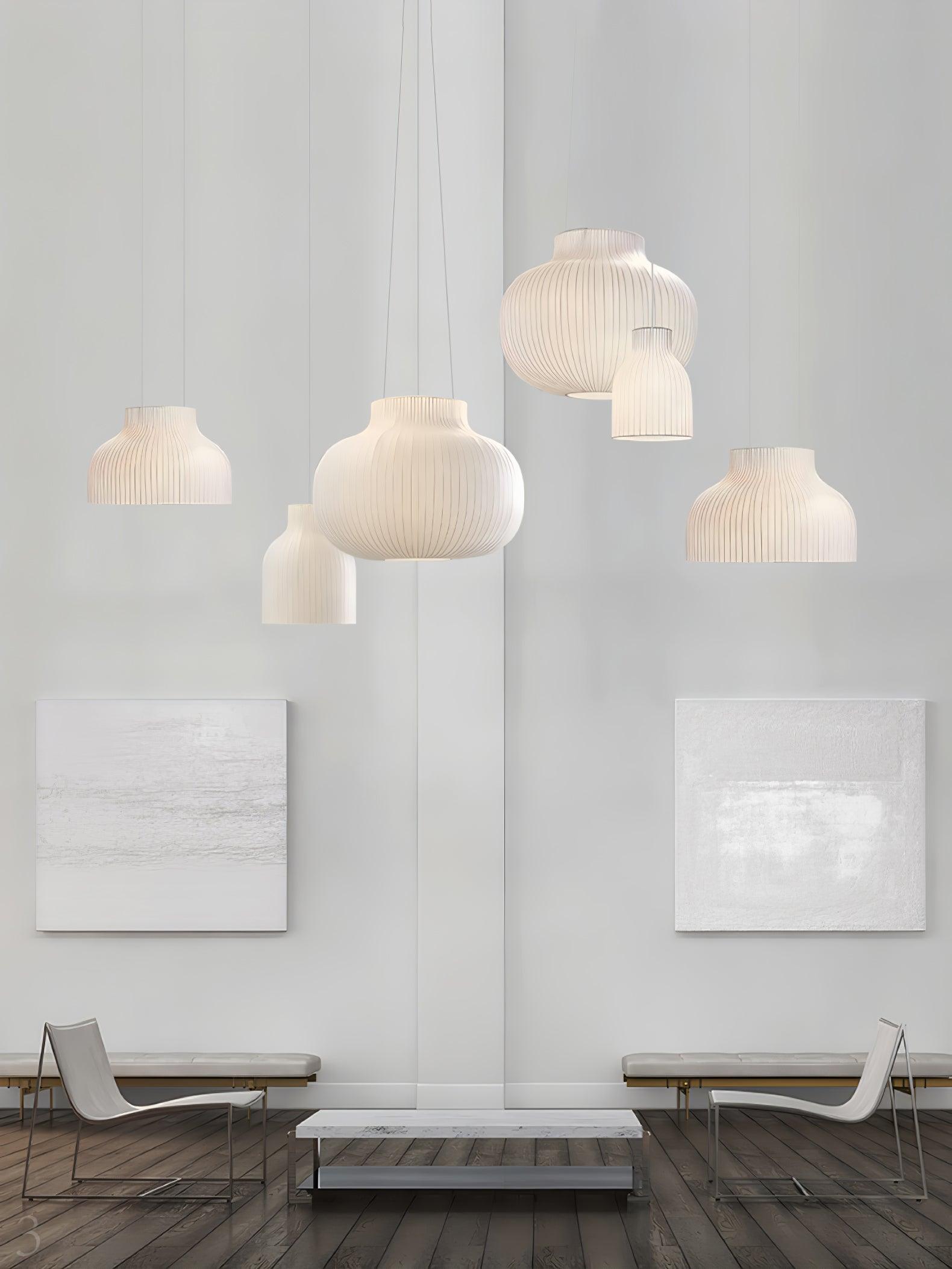 Lumina Seide Gerippt Pendelleuchte-Letslighting