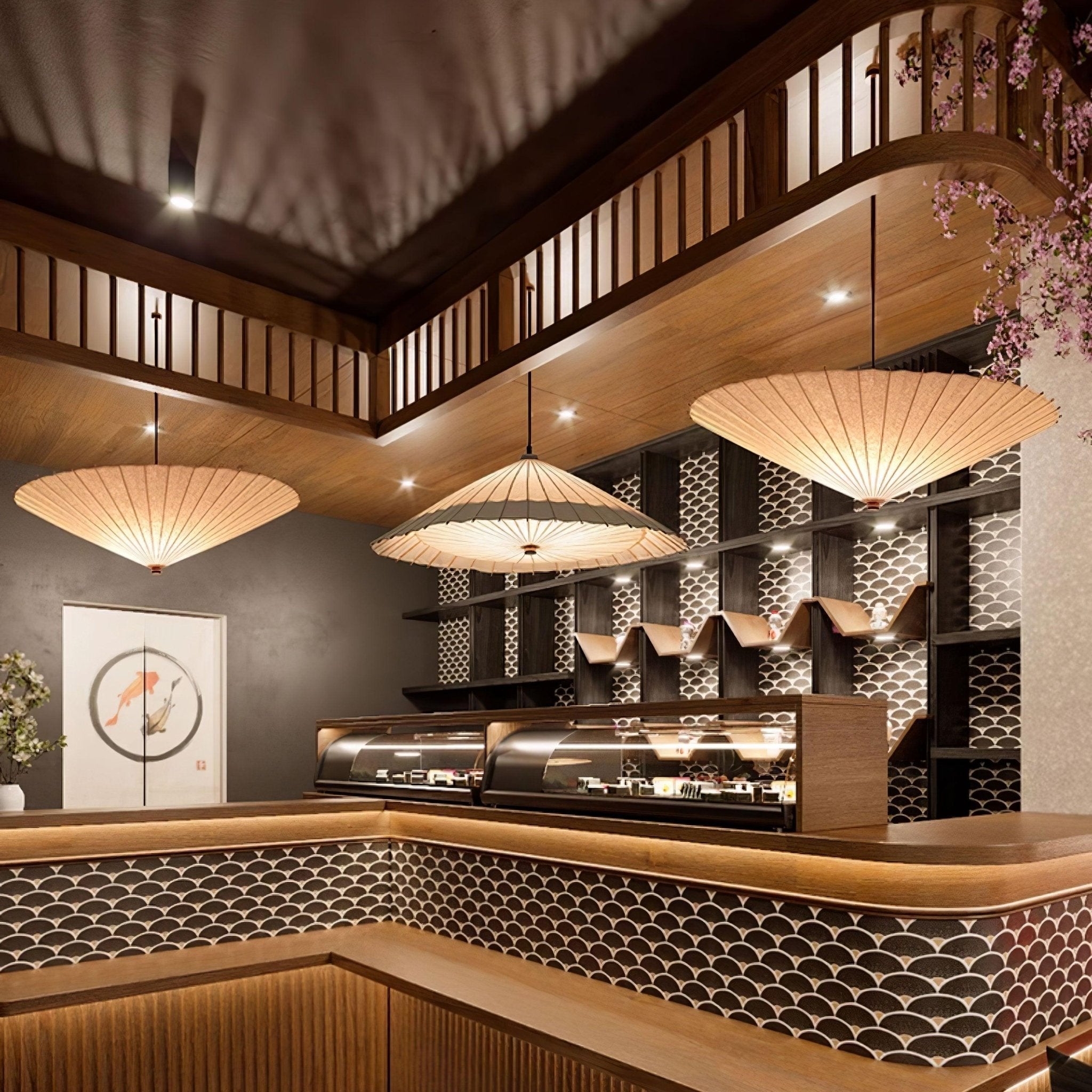 Shade Umbrella Pendant Lamp - Blowlighting