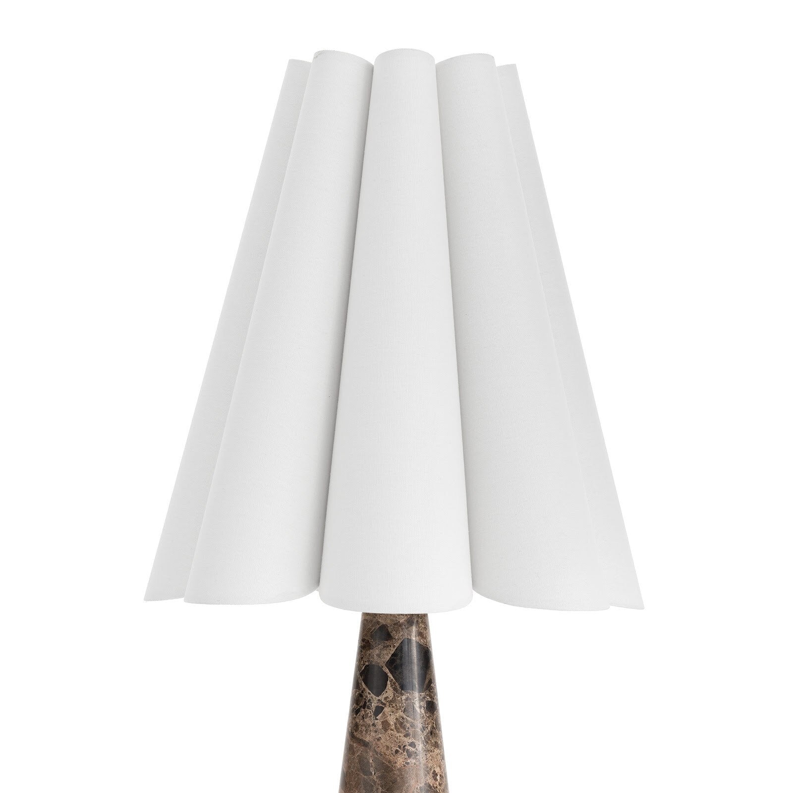 Shadon Marble Pleated Table Lamp - Letslighting