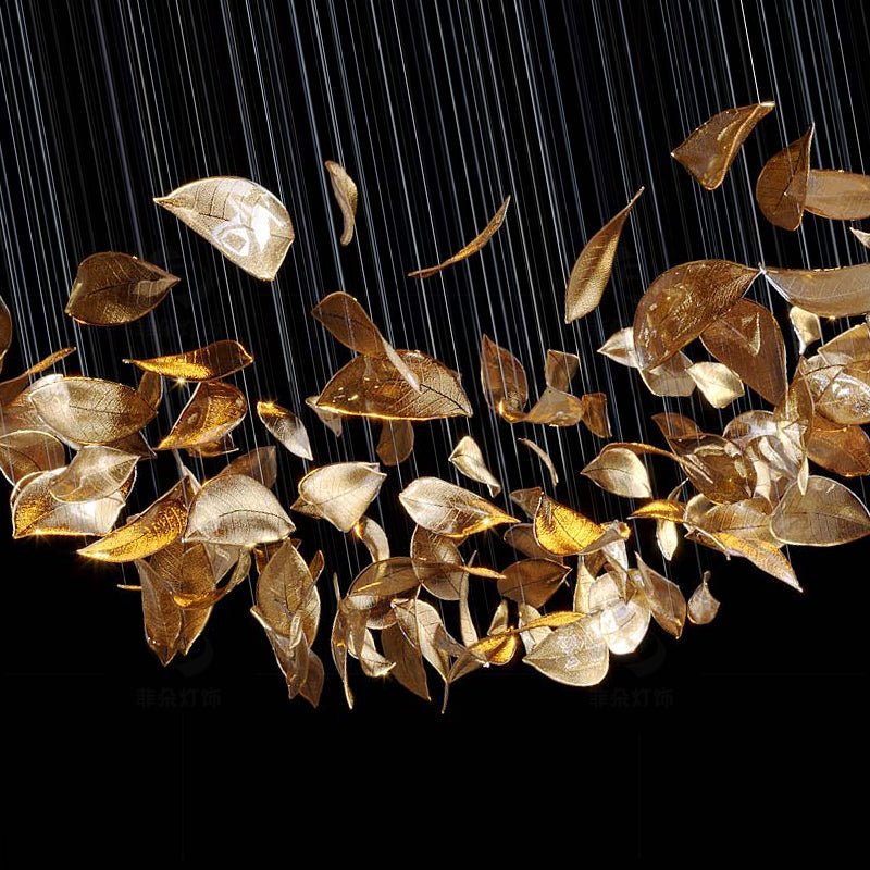 Cesilila Schillernder Blatt-Pendelleuchter-Letslighting
