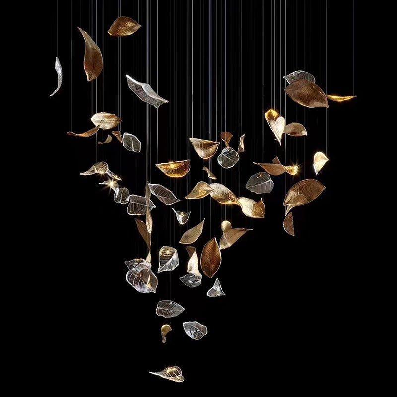 Cesilila Schillernder Blatt-Pendelleuchter-Letslighting
