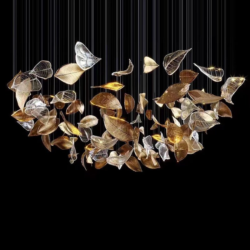 Cesilila Schillernder Blatt-Pendelleuchter-Letslighting