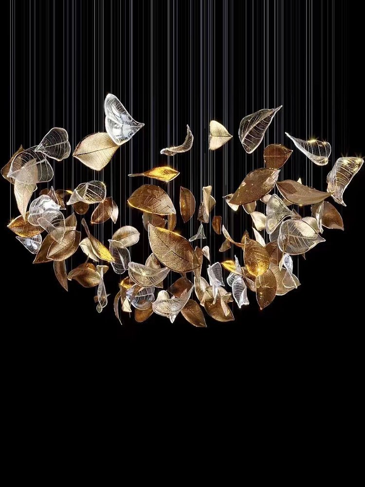 Cesilila Schillernder Blatt-Pendelleuchter-Letslighting