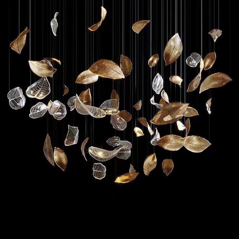 Cesilila Schillernder Blatt-Pendelleuchter-Letslighting