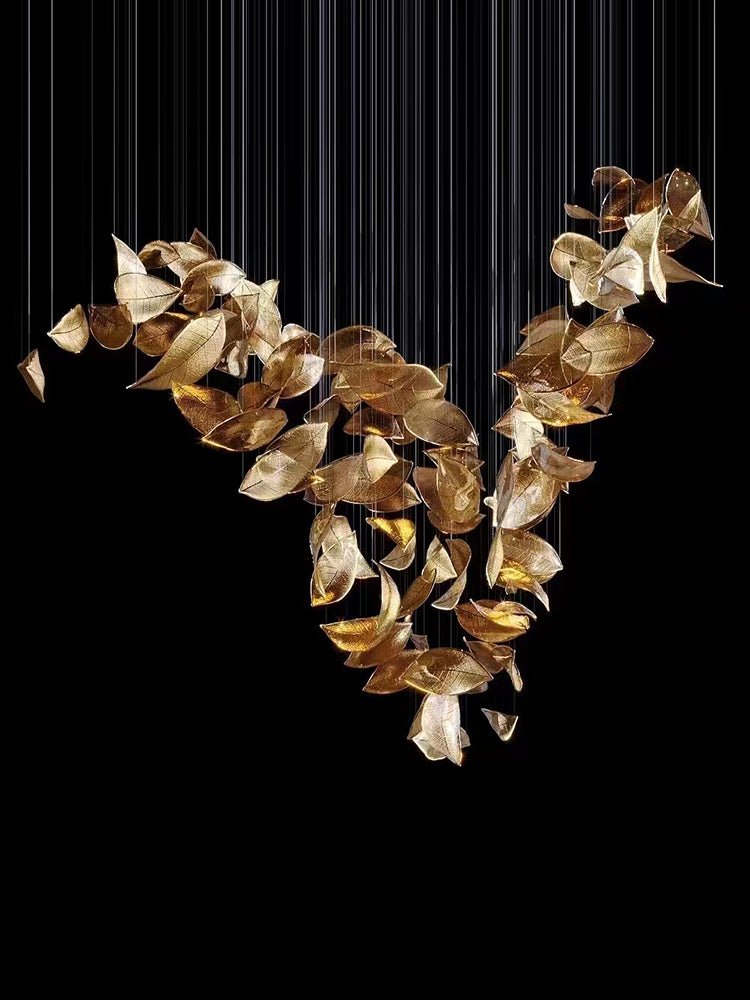 Cesilila Schillernder Blatt-Pendelleuchter-Letslighting