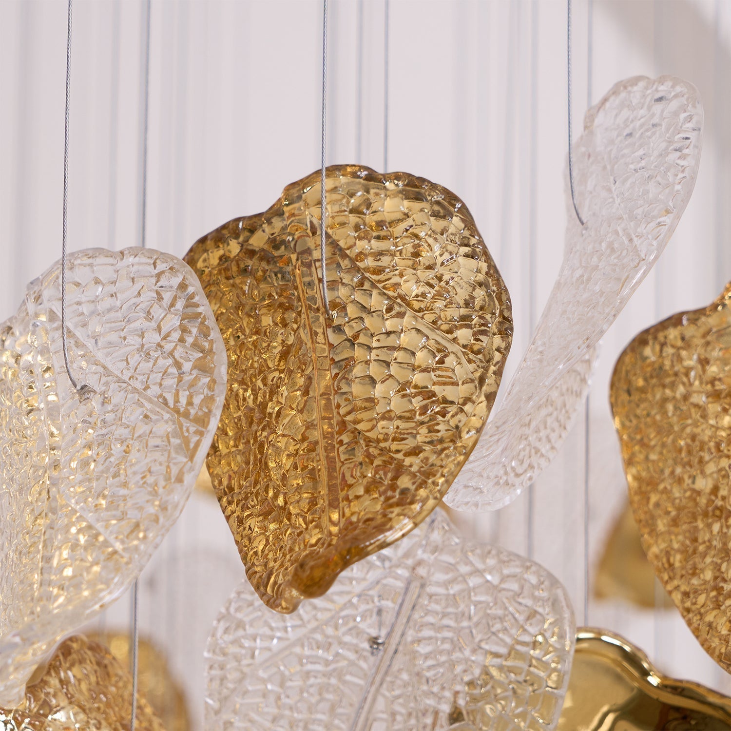 Cesilila Schillernder Blatt-Pendelleuchter-Letslighting