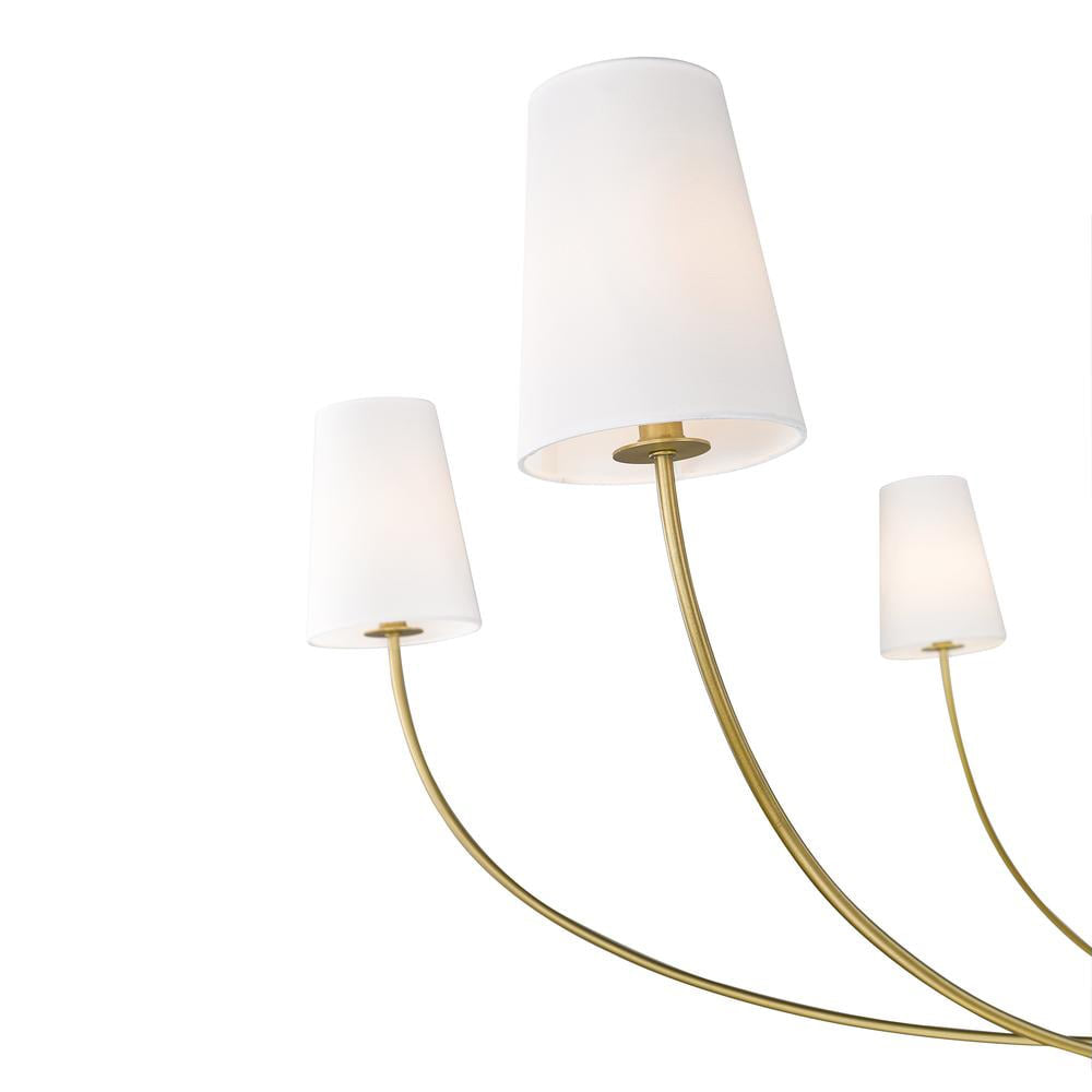 Vetheisra Vintage Industrial Brass Fabric Chandelier - Letslighting