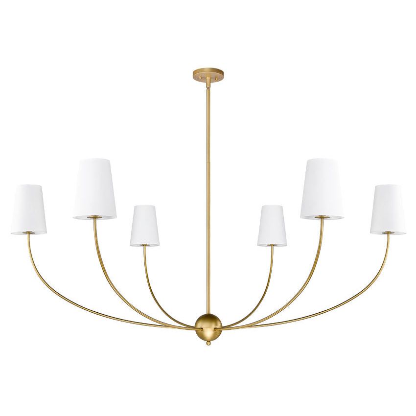 Vetheisra Vintage Industrial Brass Fabric Chandelier - Letslighting