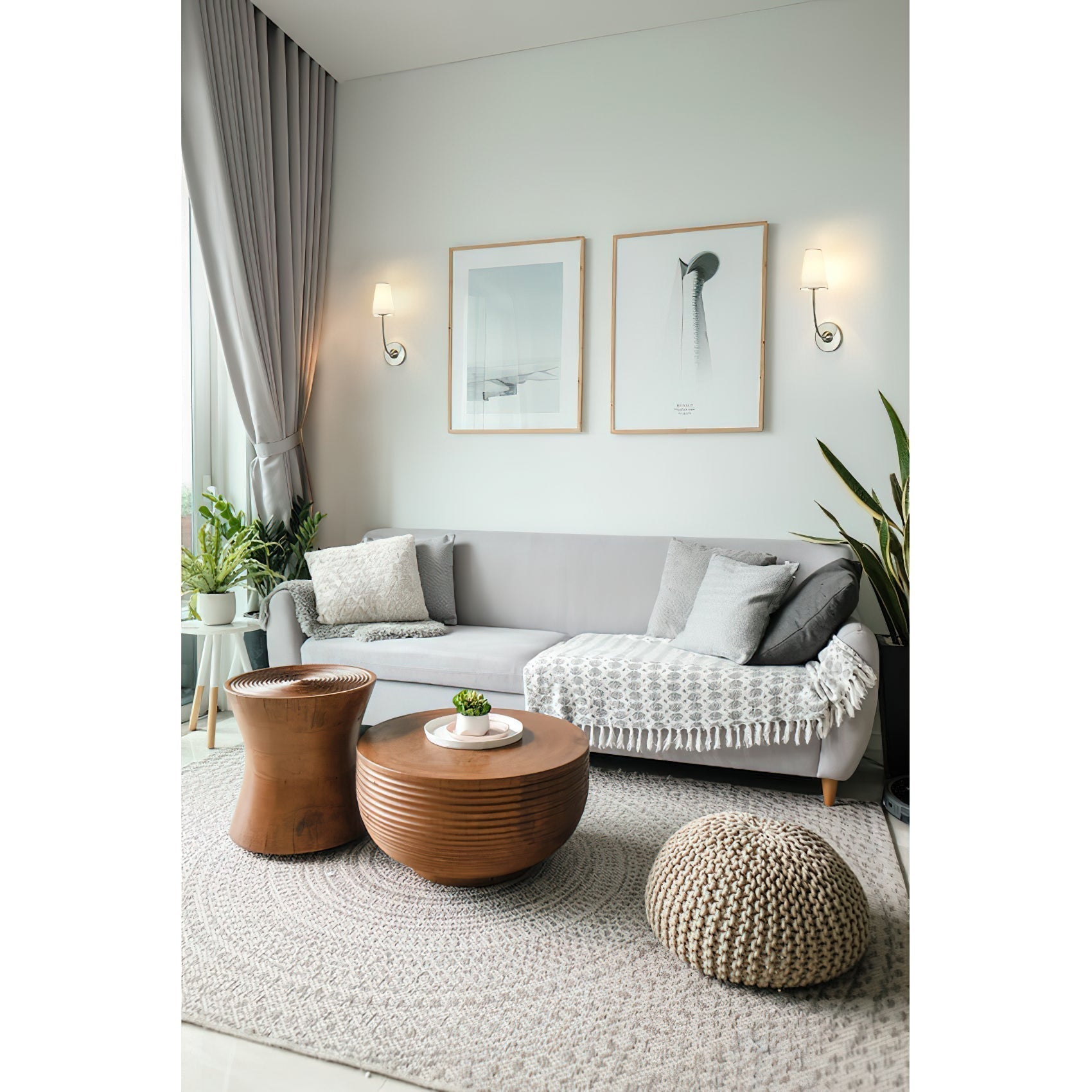 Aldoren Vintage Modern Minimalist Brass Fabric Wall Lamp - Letslighting