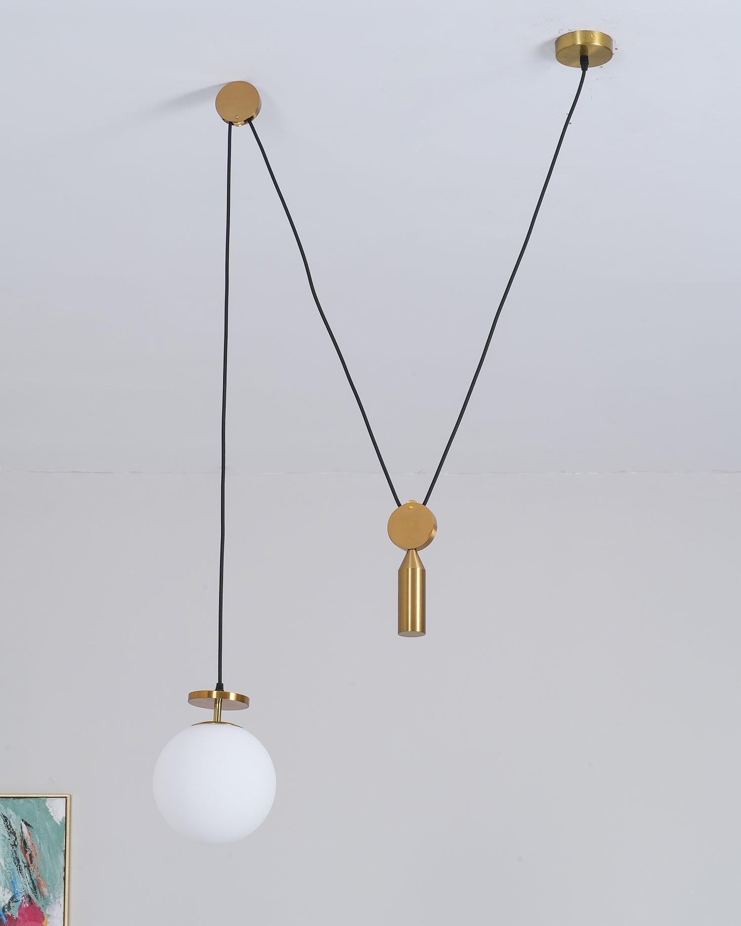 Lustra Kronleuchter Geometrische Form Kunst-Letslighting