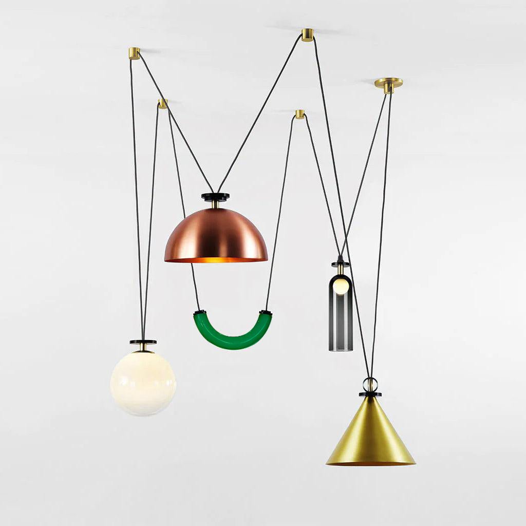 Lustra Kronleuchter Geometrische Form Kunst-Letslighting