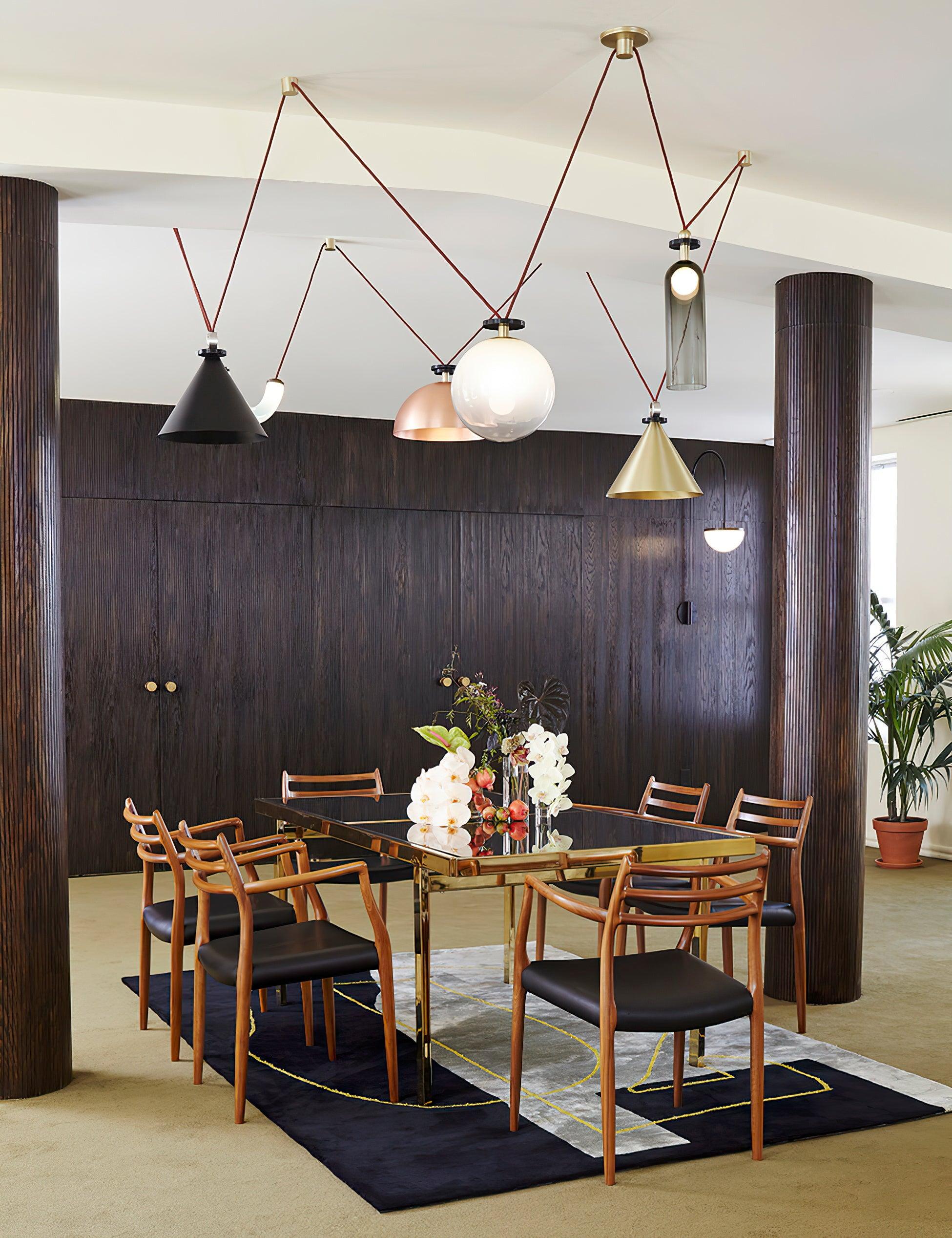 Lustra Kronleuchter Geometrische Form Kunst-Letslighting