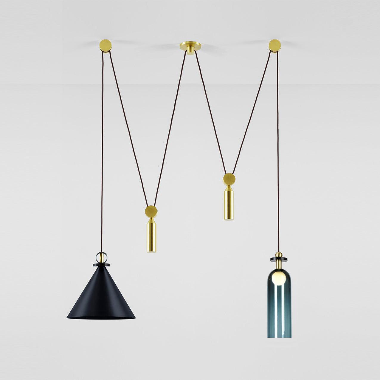 Lustra Kronleuchter Geometrische Form Kunst-Letslighting