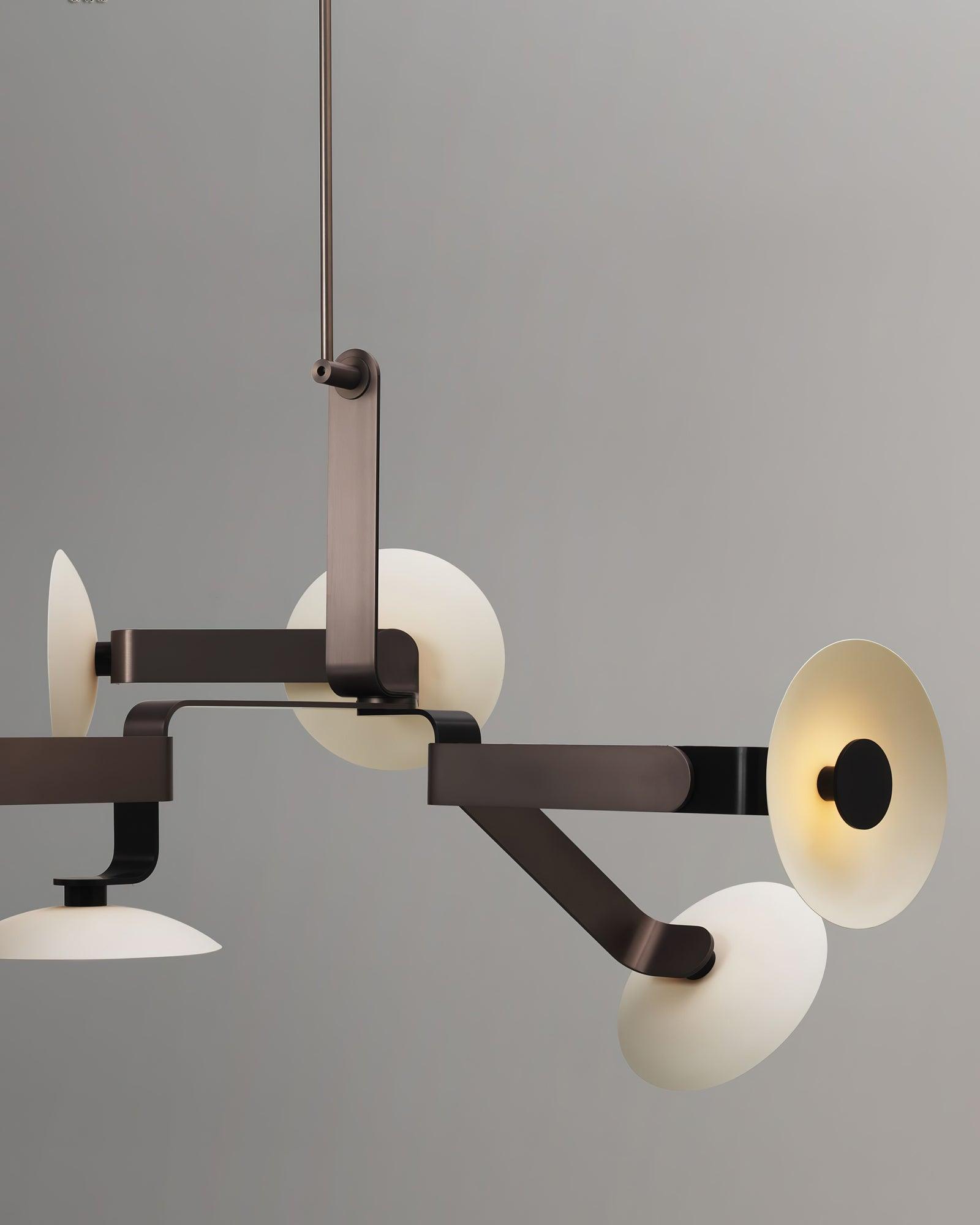 Samuel Moderner Vintage-Kronleuchter aus Eisen-Letslighting