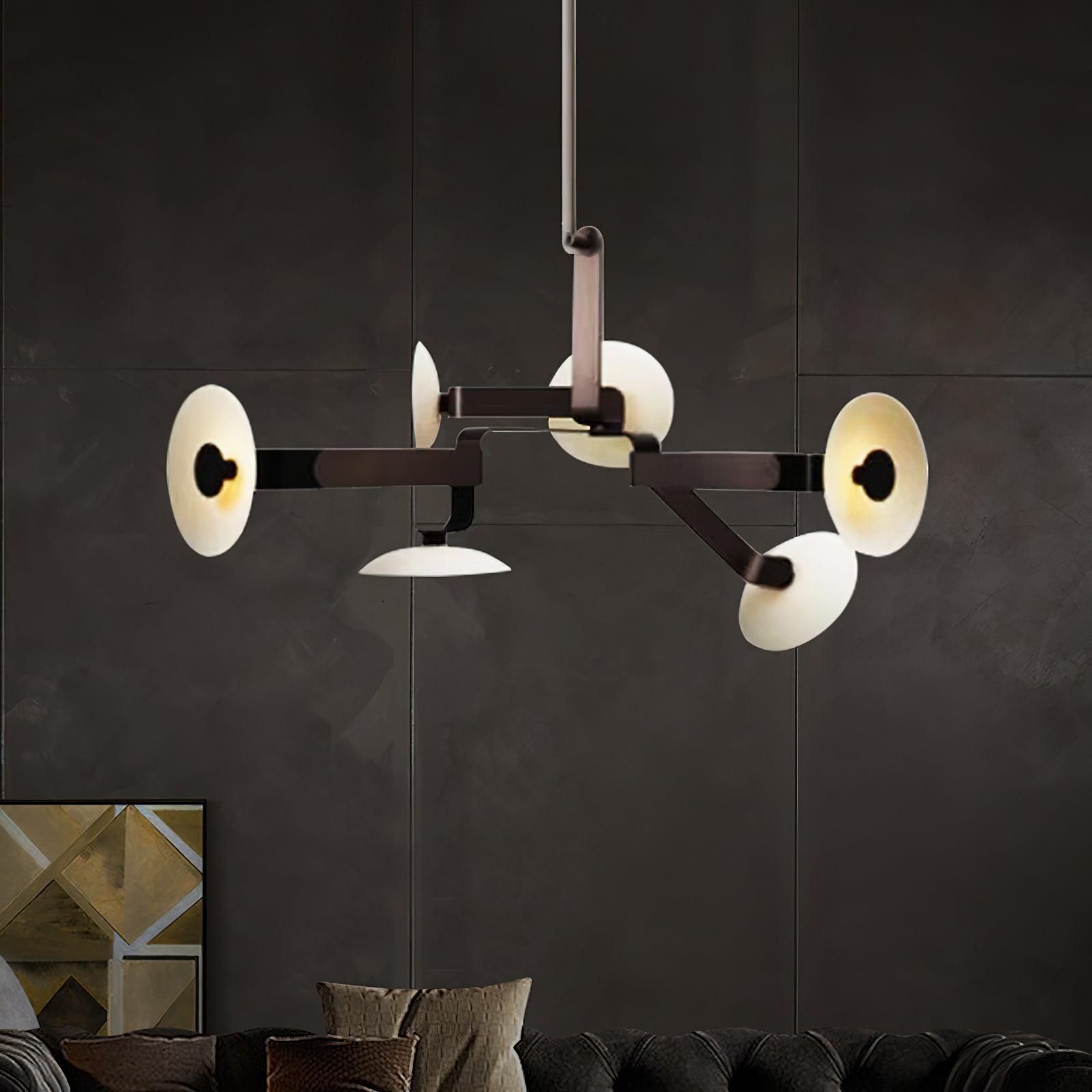 Samuel Moderner Vintage-Kronleuchter aus Eisen-Letslighting