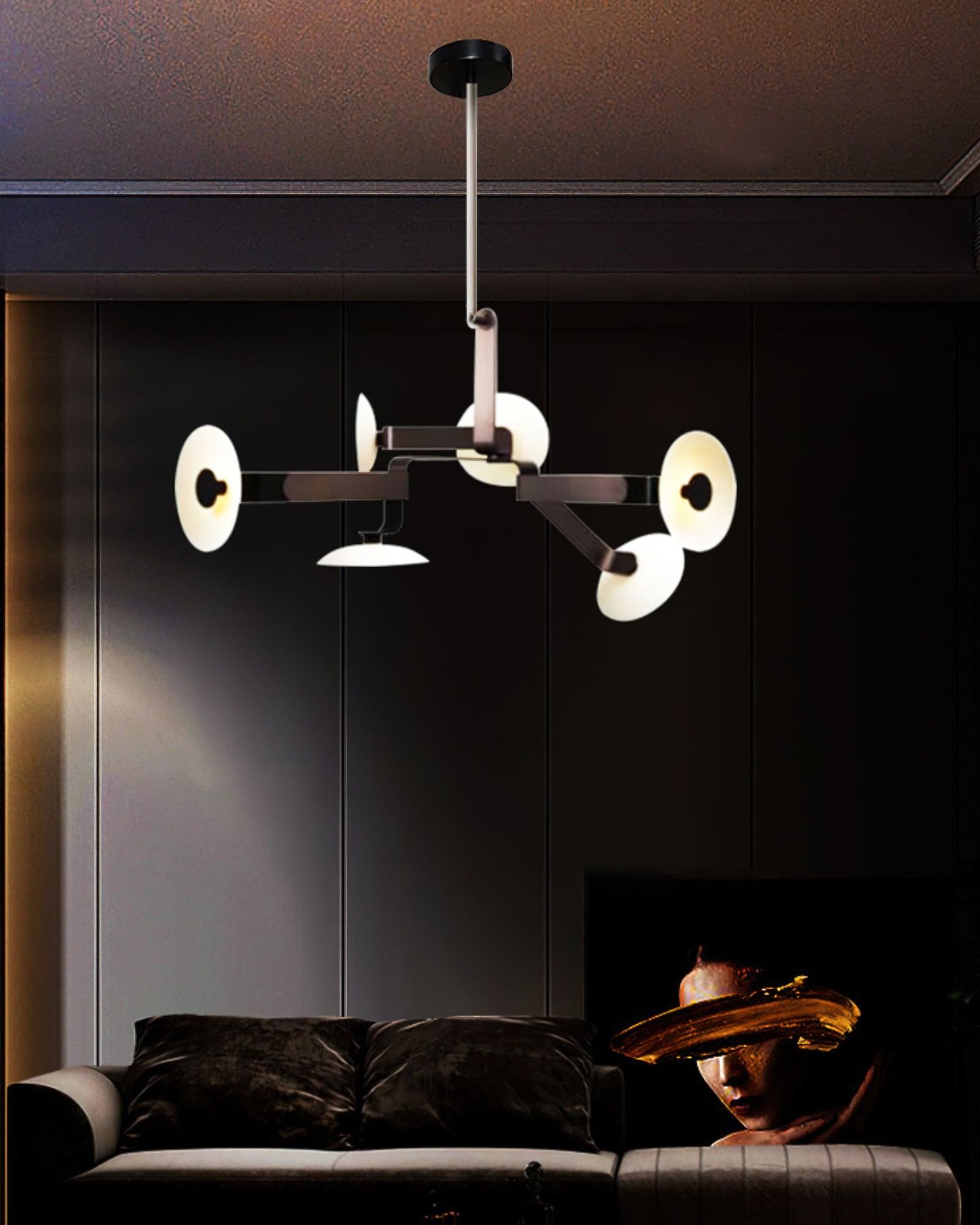 Samuel Moderner Vintage-Kronleuchter aus Eisen-Letslighting
