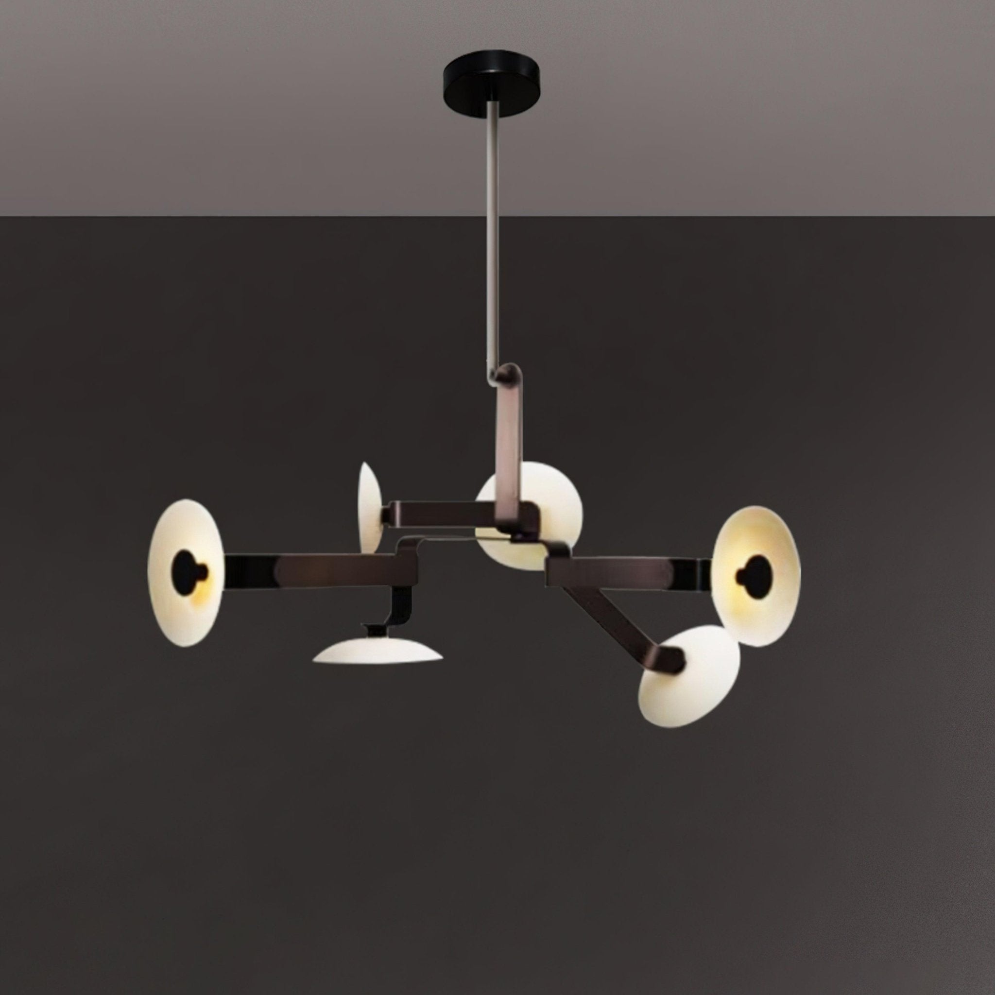 Samuel Moderner Vintage-Kronleuchter aus Eisen-Letslighting