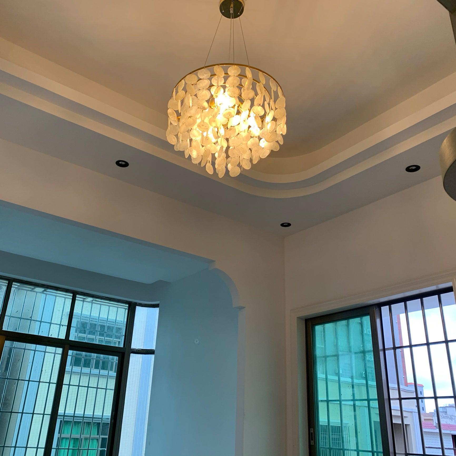 Esileth Postmodern Luxus Muschel Windspiel Kronleuchter-Letslighting