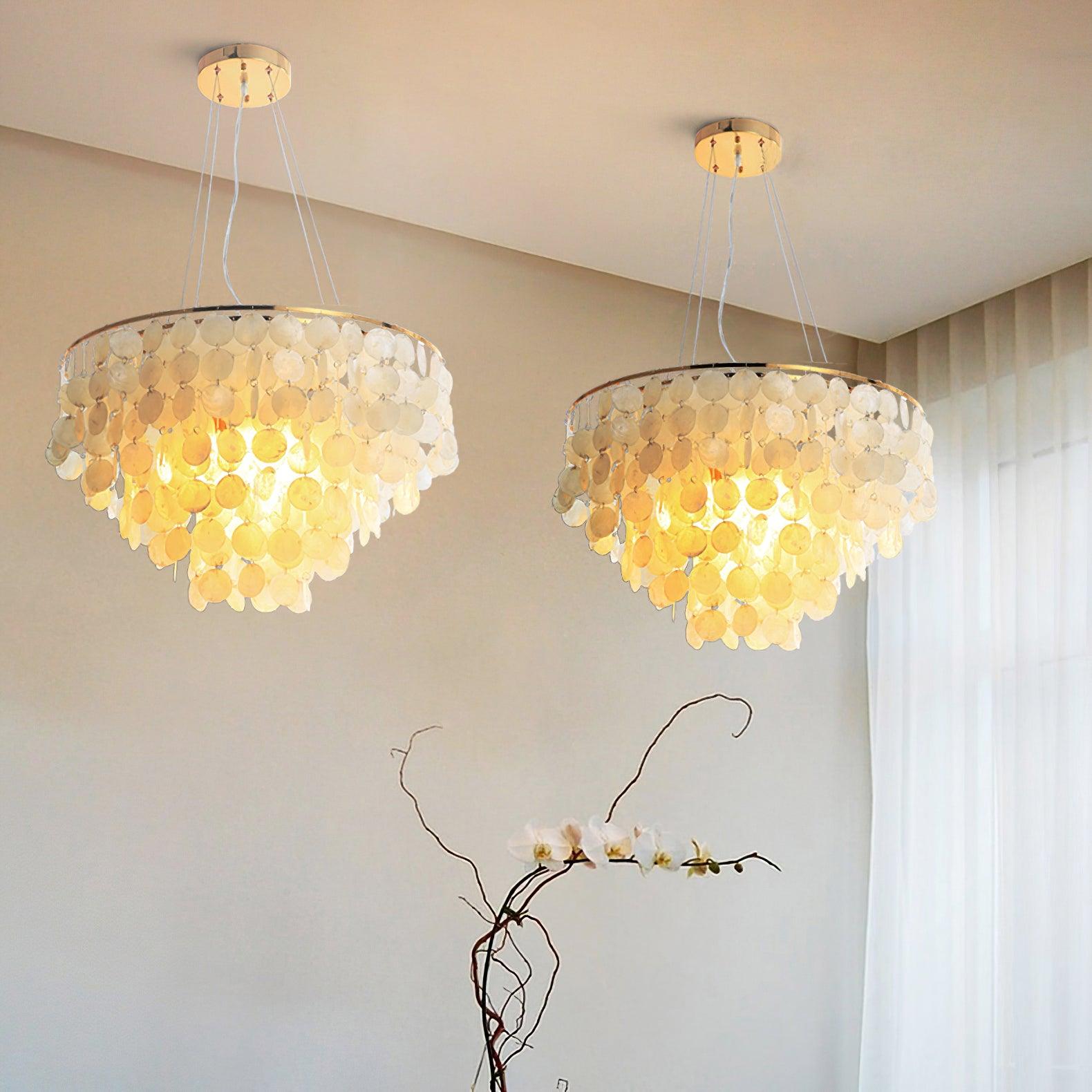 Esileth Postmodern Luxus Muschel Windspiel Kronleuchter-Letslighting