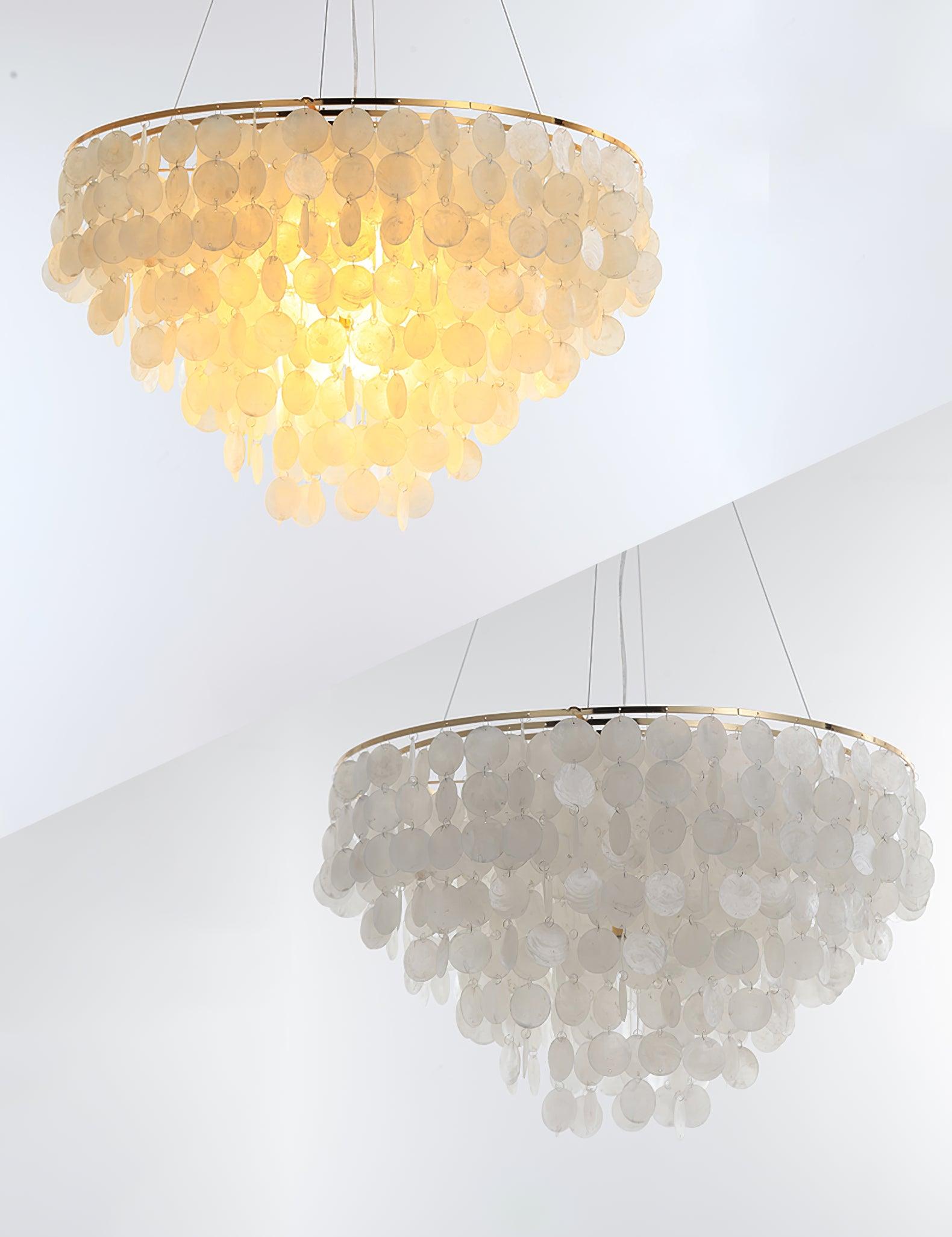 Esileth Postmodern Luxus Muschel Windspiel Kronleuchter-Letslighting
