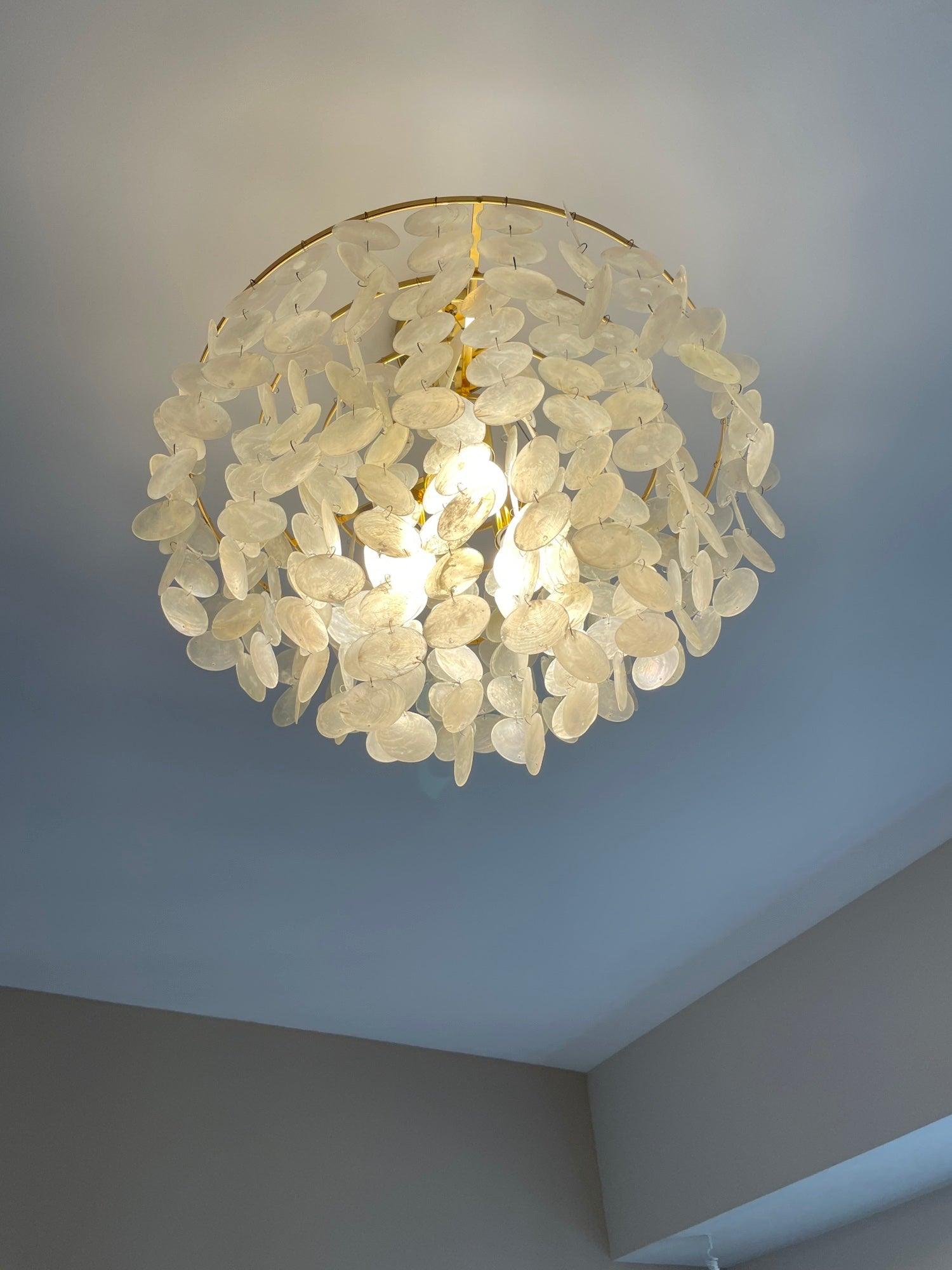 Esileth Postmodern Luxus Muschel Windspiel Kronleuchter-Letslighting