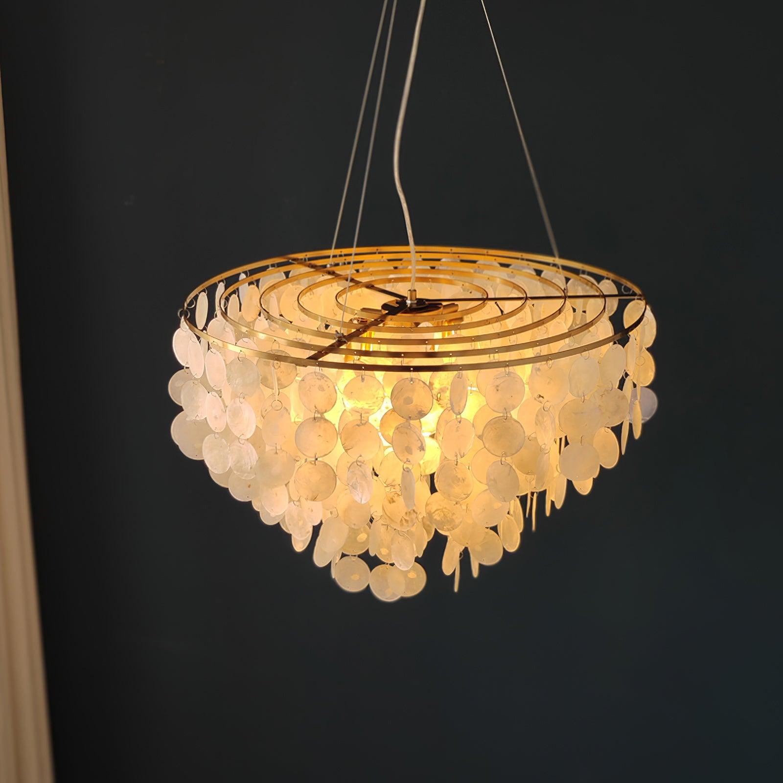 Esileth Postmodern Luxus Muschel Windspiel Kronleuchter-Letslighting