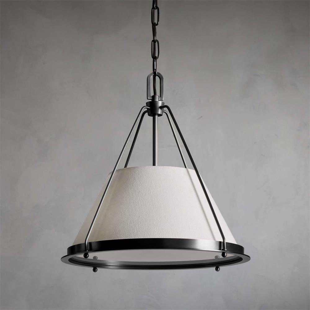 Umira Vintage Industrial Stoff Pendelleuchte-Letslighting