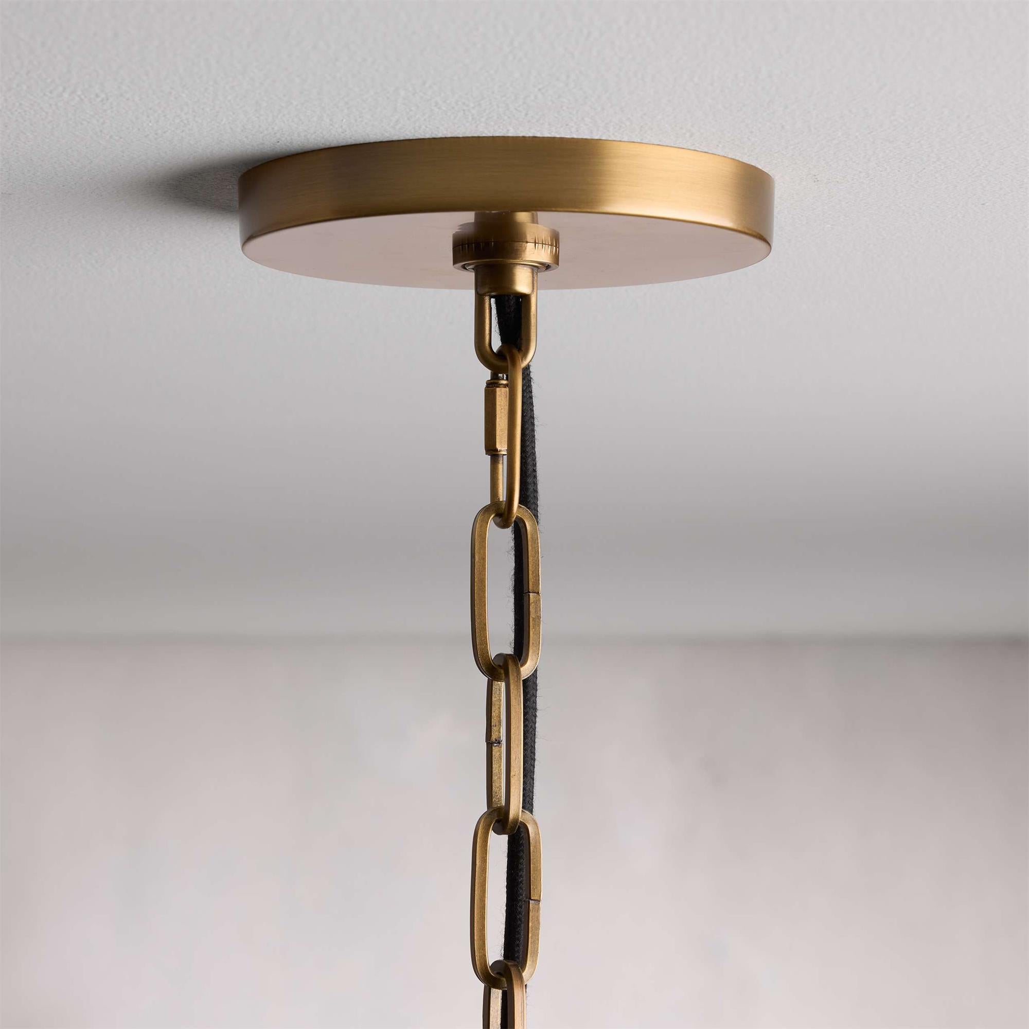 Umira Vintage Industrial Stoff Pendelleuchte-Letslighting