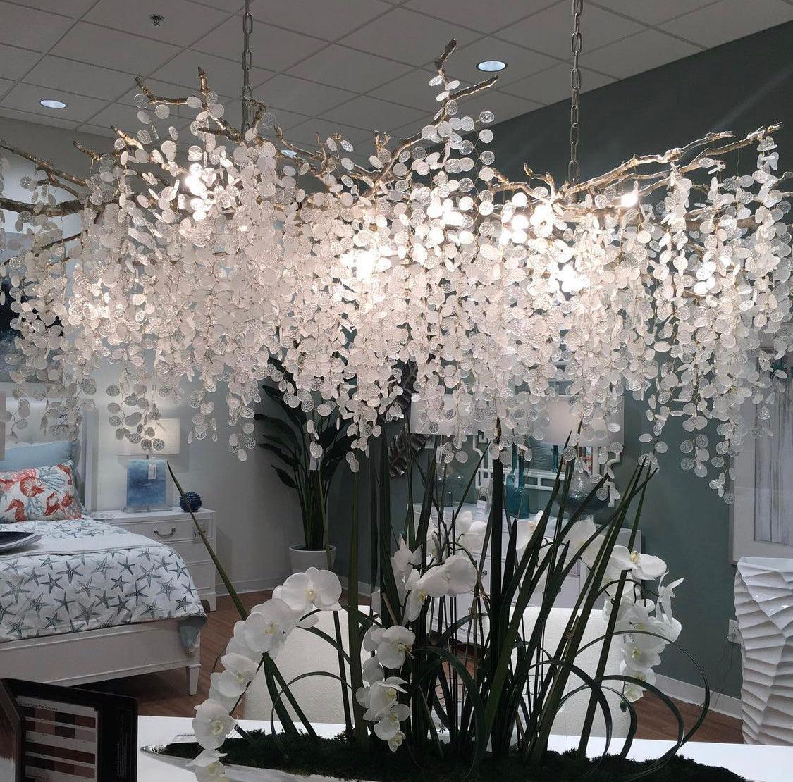 Lustra Pendelleuchte Kristall Tauperle-Letslighting