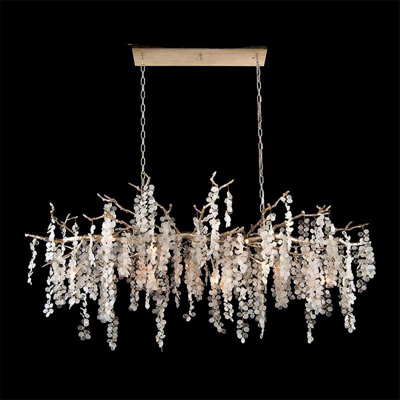 Lustra Pendelleuchte Kristall Tauperle-Letslighting