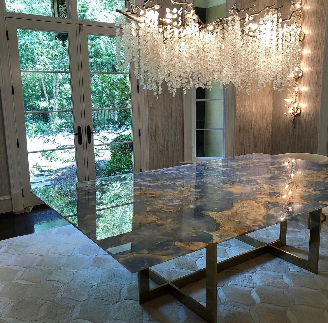 Lustra Pendelleuchte Kristall Tauperle-Letslighting