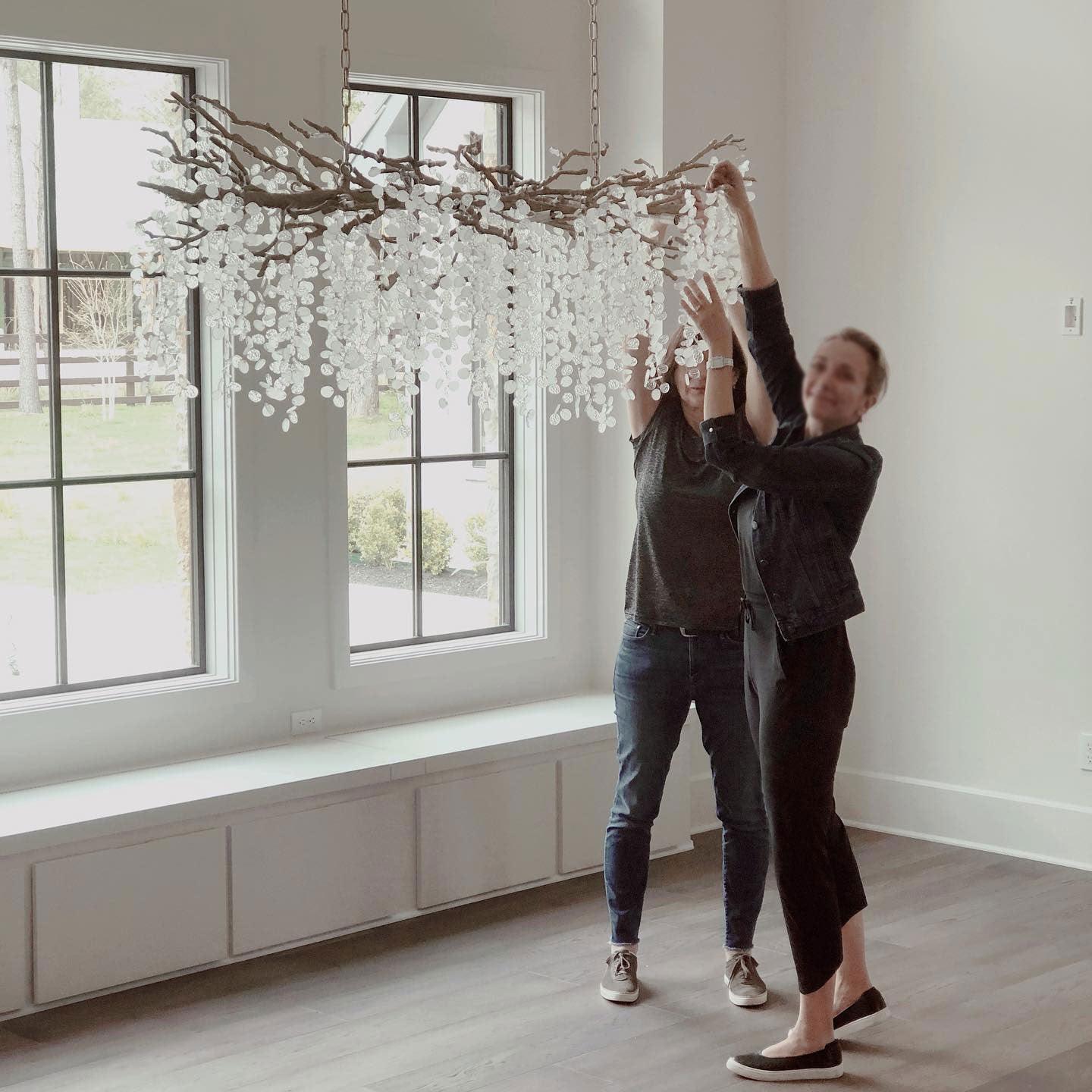 Lustra Pendelleuchte Kristall Tauperle-Letslighting