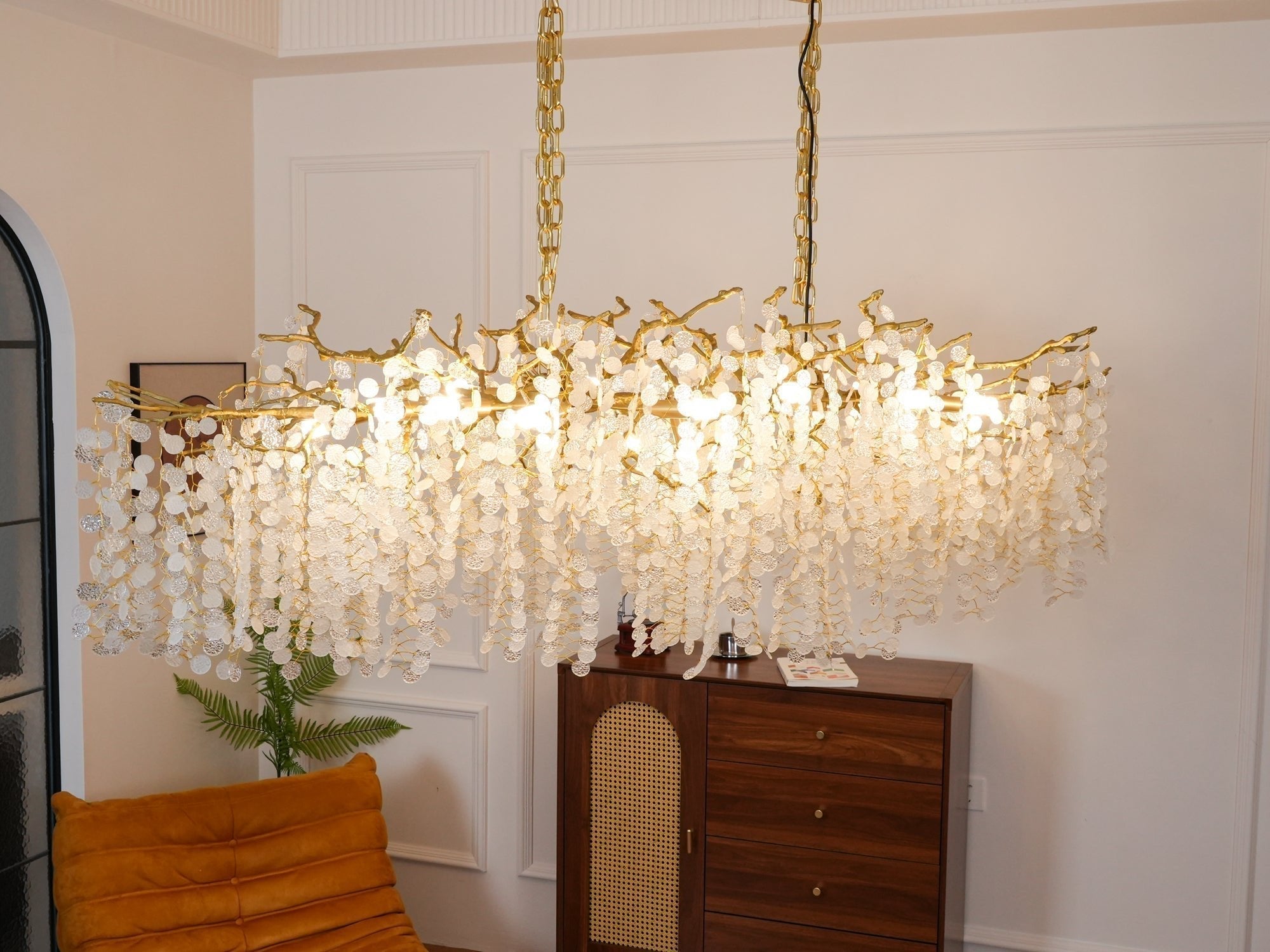 Lustra Pendelleuchte Kristall Tauperle-Letslighting