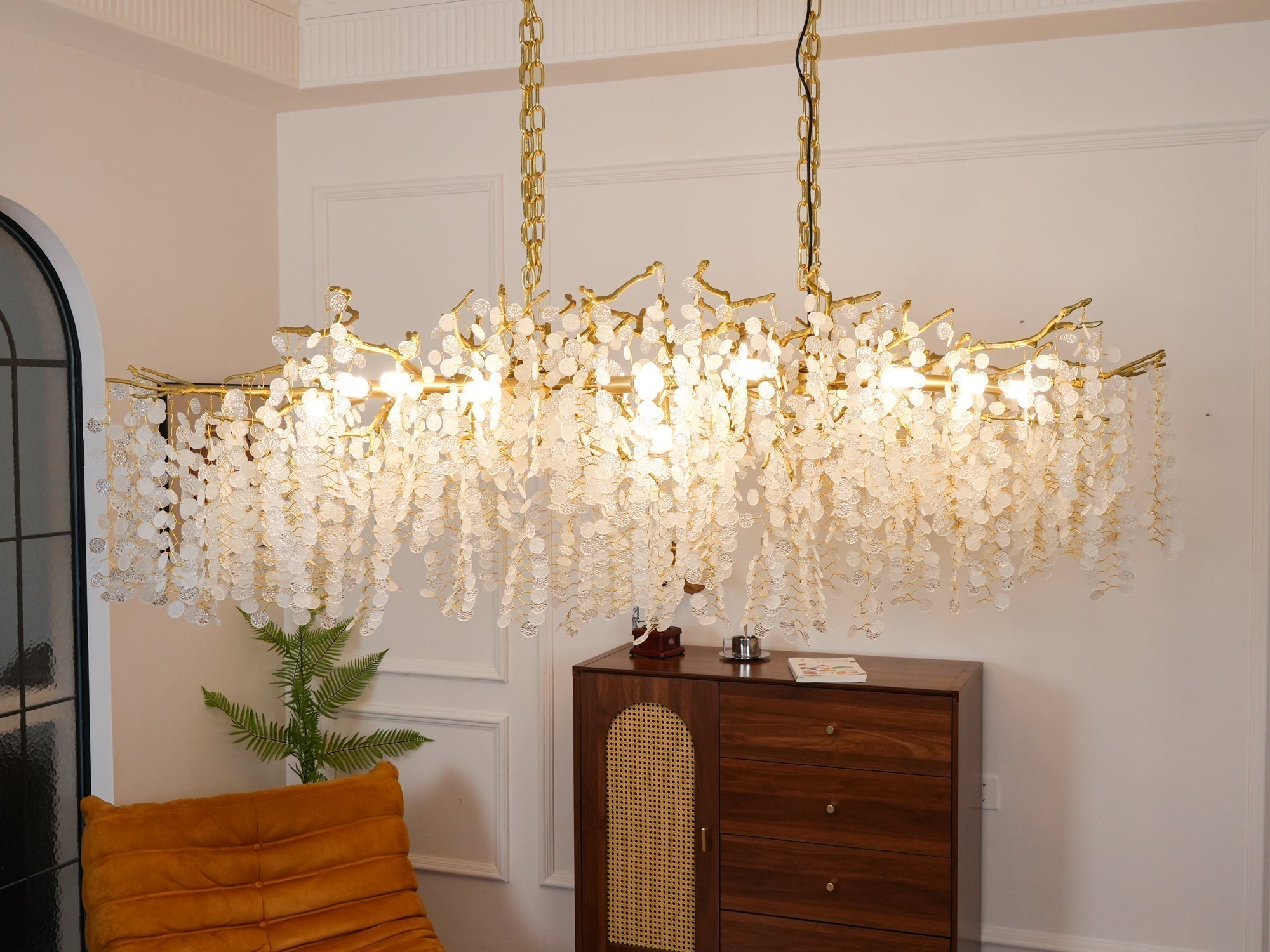 Lustra Pendelleuchte Kristall Tauperle-Letslighting