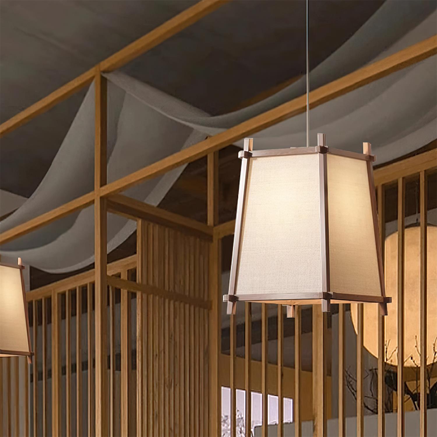 Calira Pendelleuchte Stoff-Letslighting