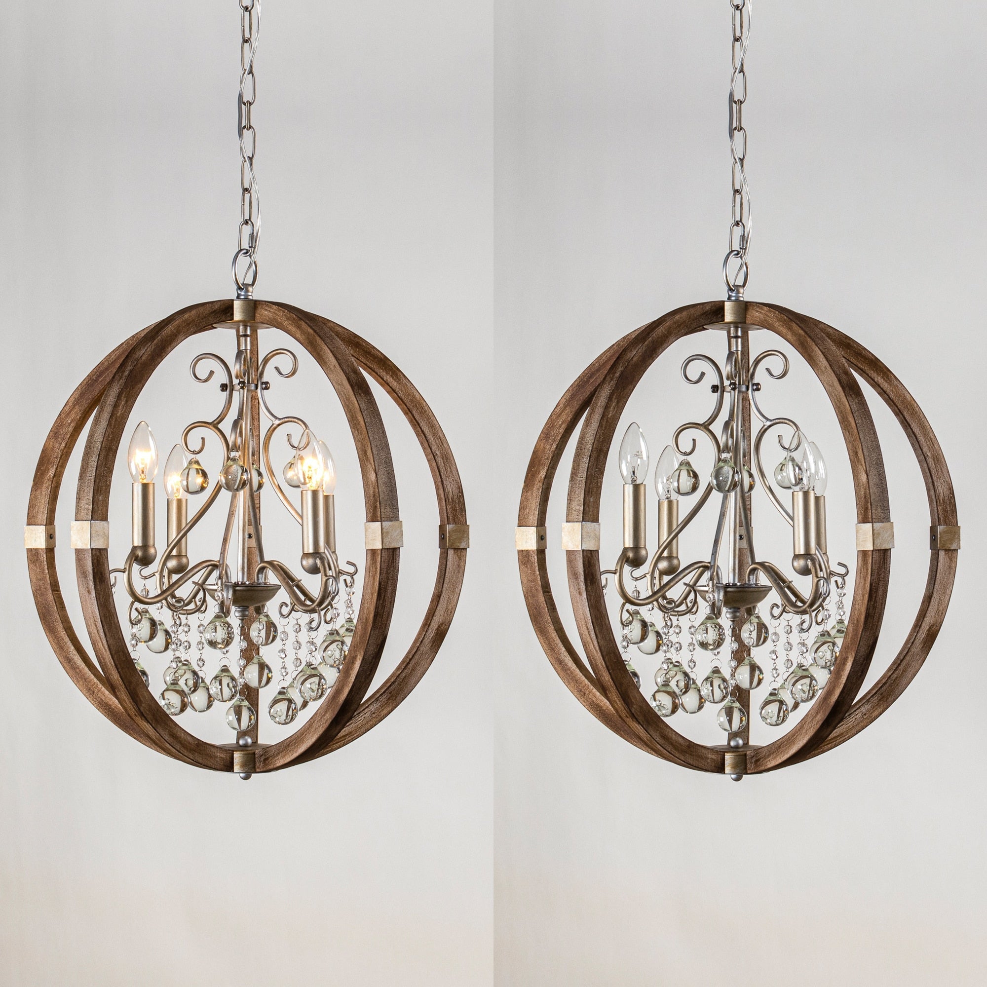 Oltheyra Eleganz Holz Pendelleuchte-Letslighting