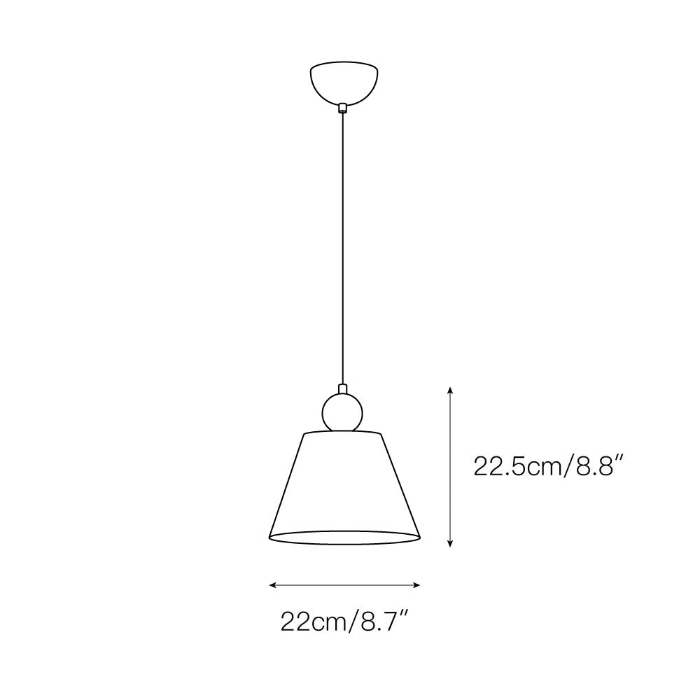 Aurmaren Vintage Industrieller Stoff-Kronleuchter-Letslighting