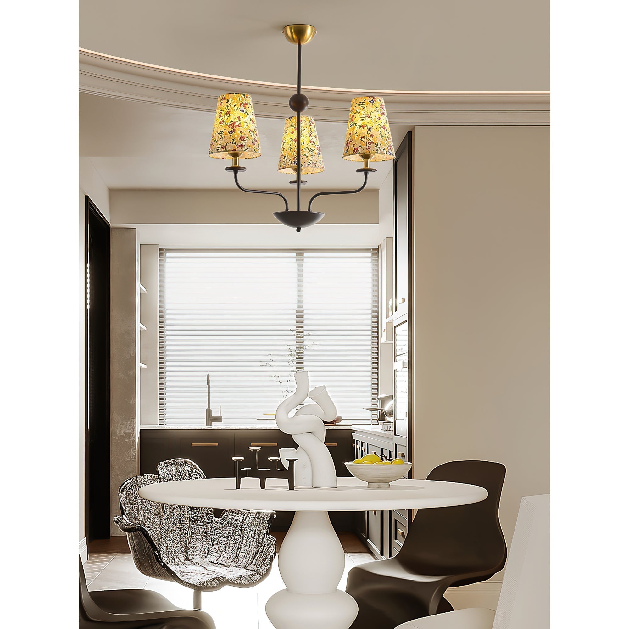 Aurmaren Vintage Industrieller Stoff-Kronleuchter-Letslighting